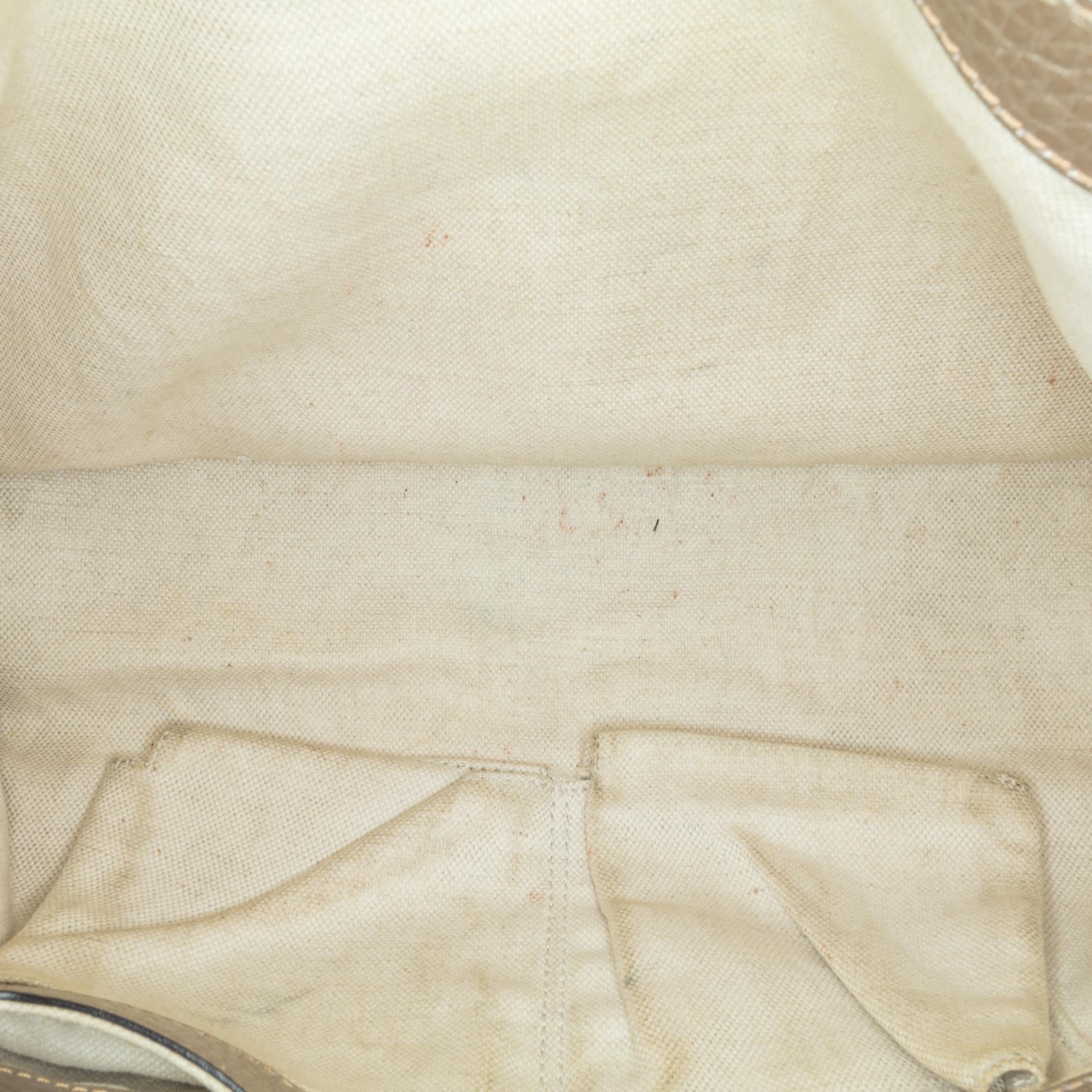 Gucci Medium Leather Bamboo Shopper (SHG-Z5WtXN)