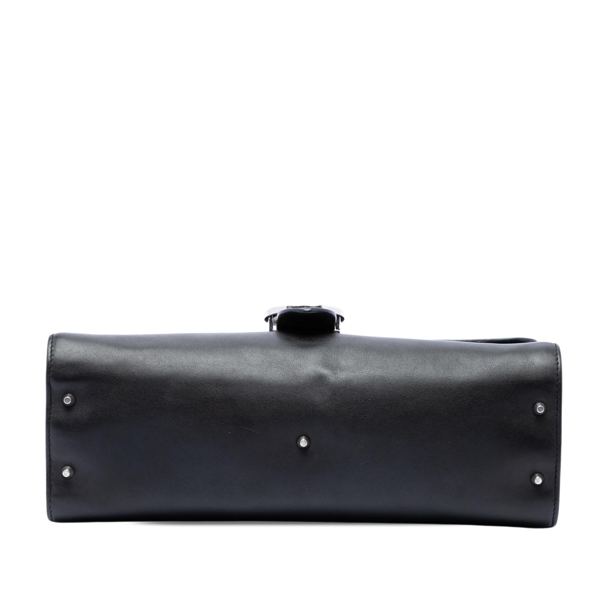 Gucci Medium Leather Dollar Interlocking G Crossbody