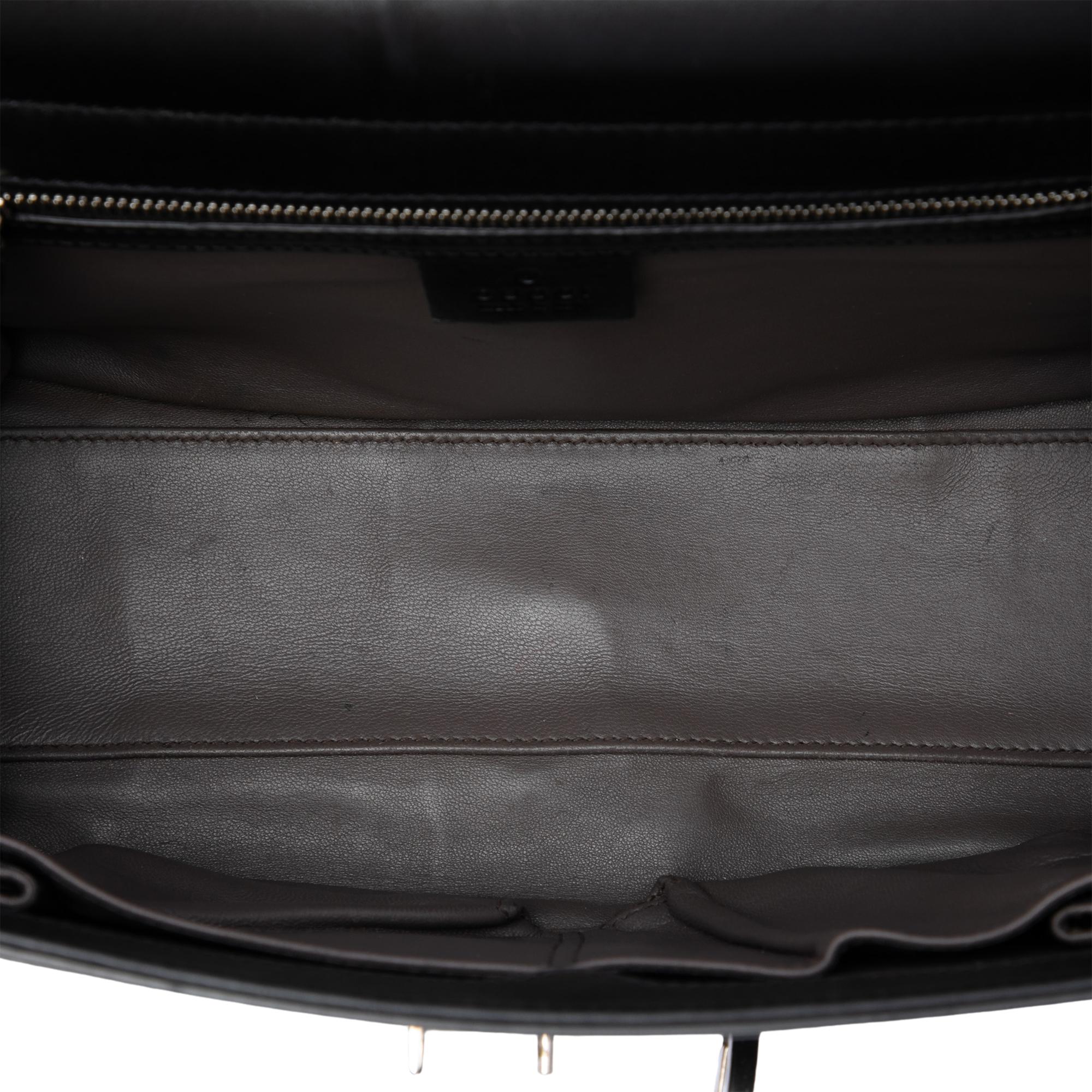 Gucci Medium Leather Dollar Interlocking G Crossbody