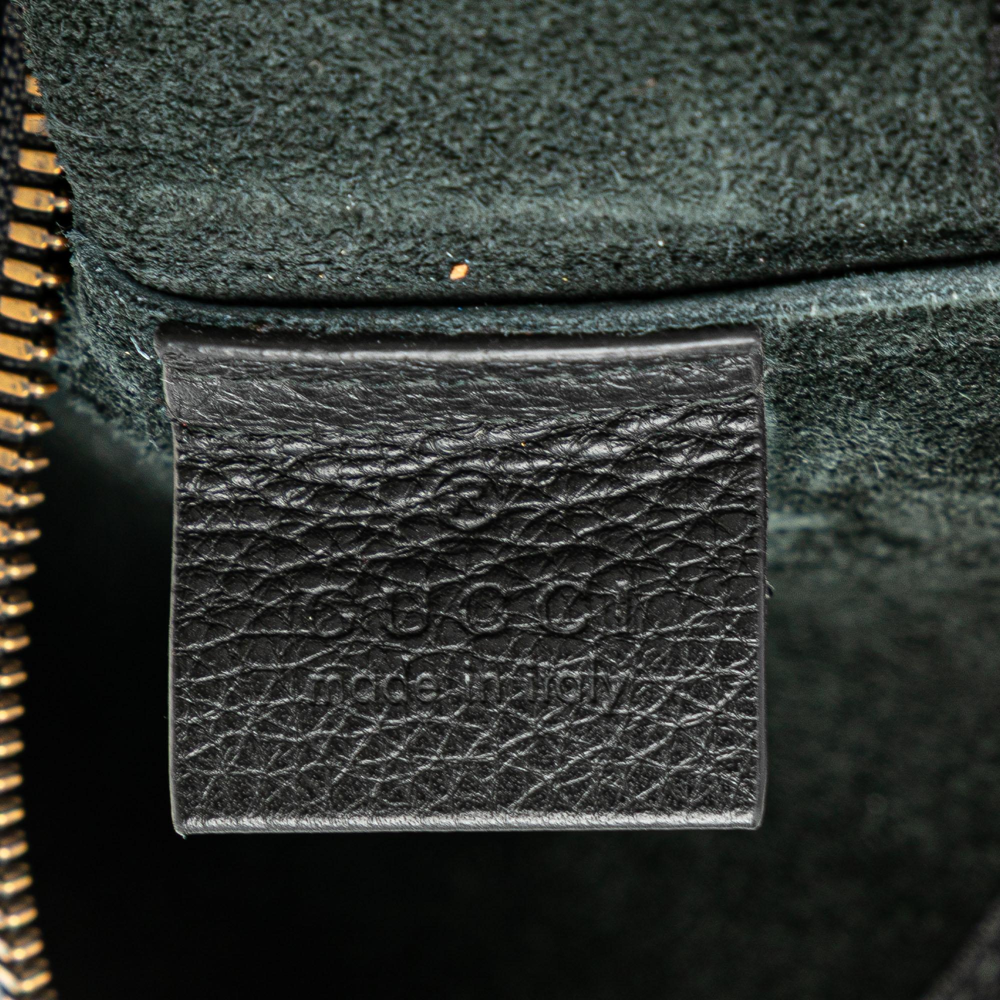 Gucci Medium Leather Logo Portfolio Clutch