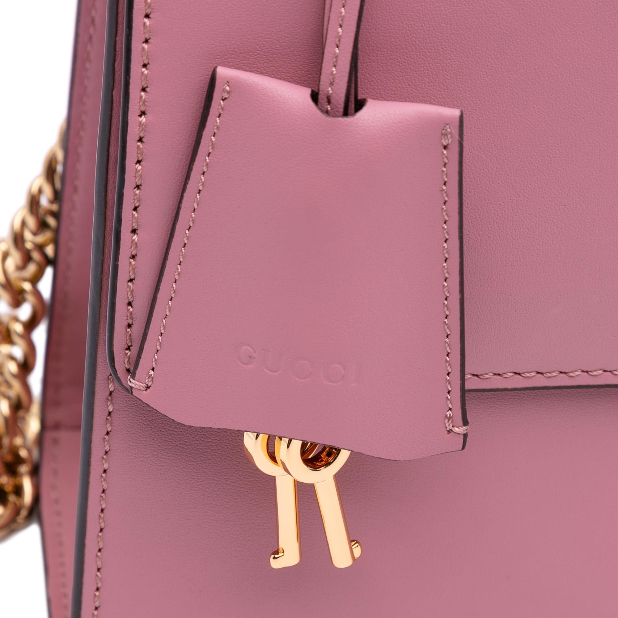 Gucci Medium Leather Padlock Shoulder Bag