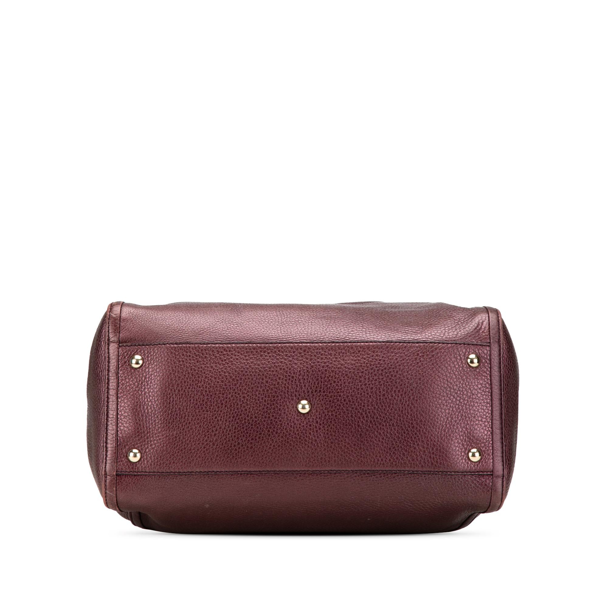 Gucci Medium Leather Soho Cellarius Tote