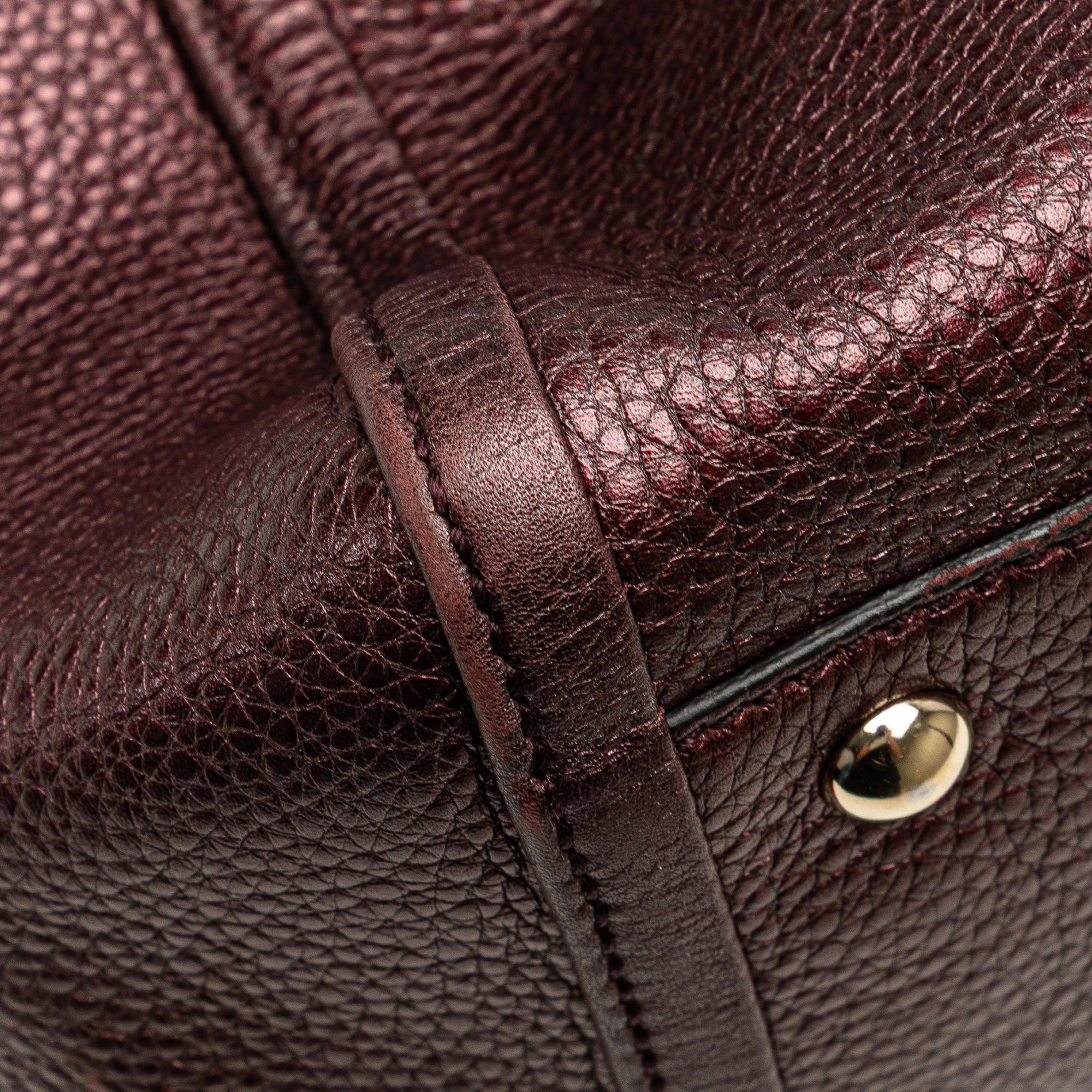 Gucci Medium Leather Soho Cellarius Tote