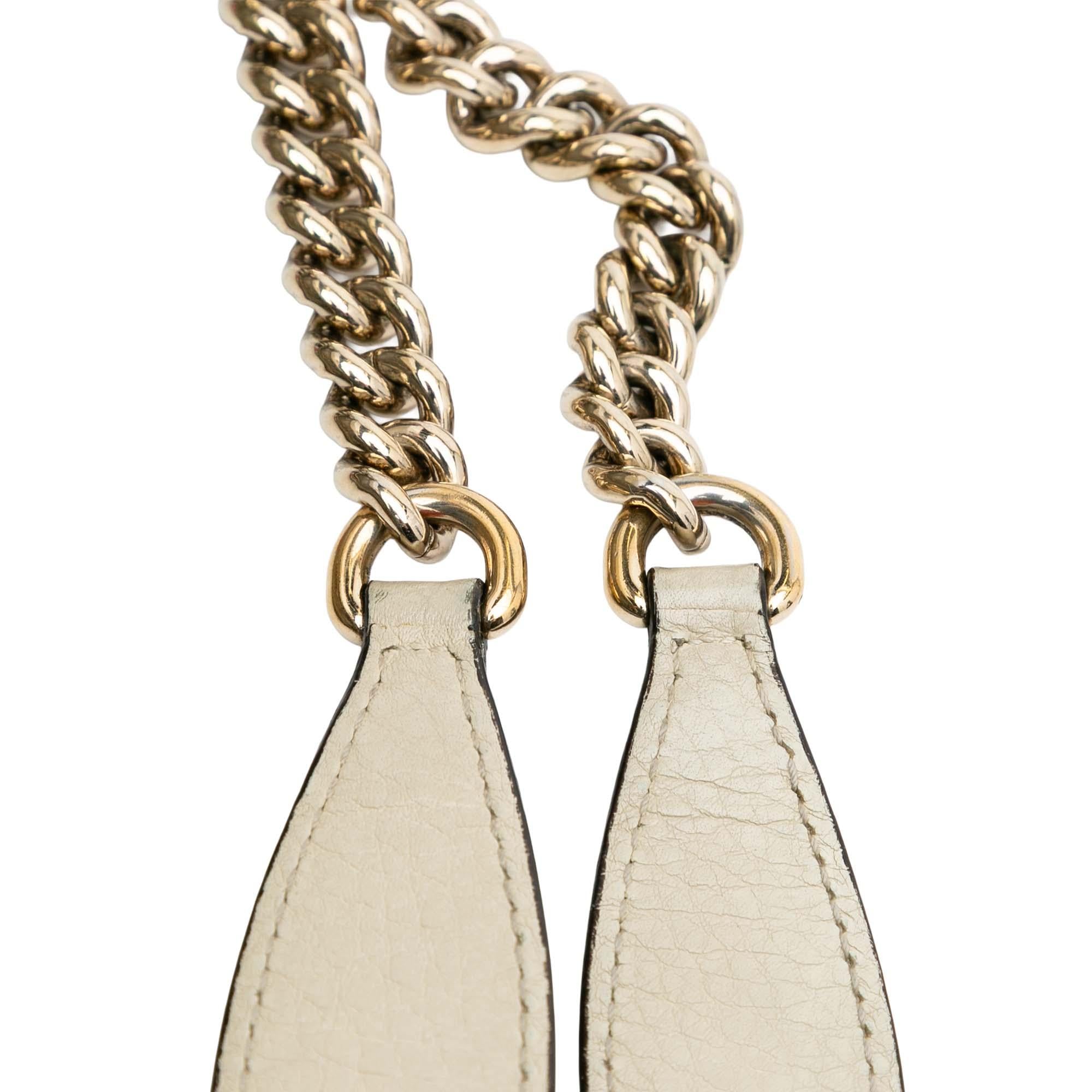 Gucci Medium Leather Soho Chain Tote