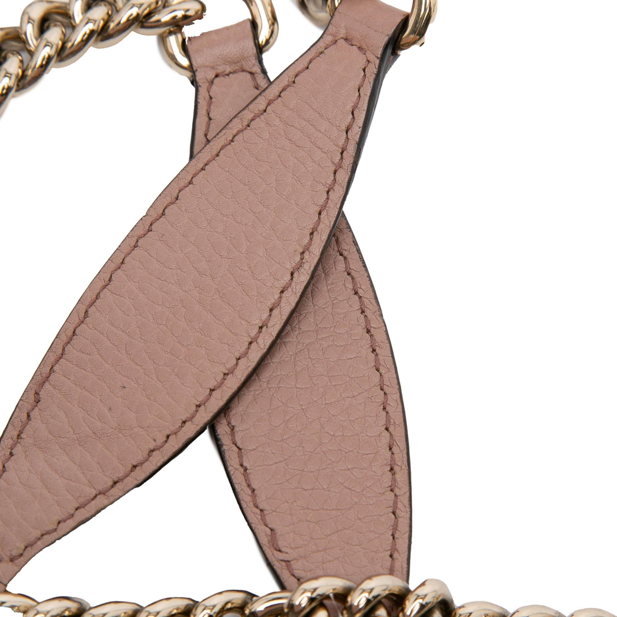 Gucci Medium Leather Soho Chain Tote