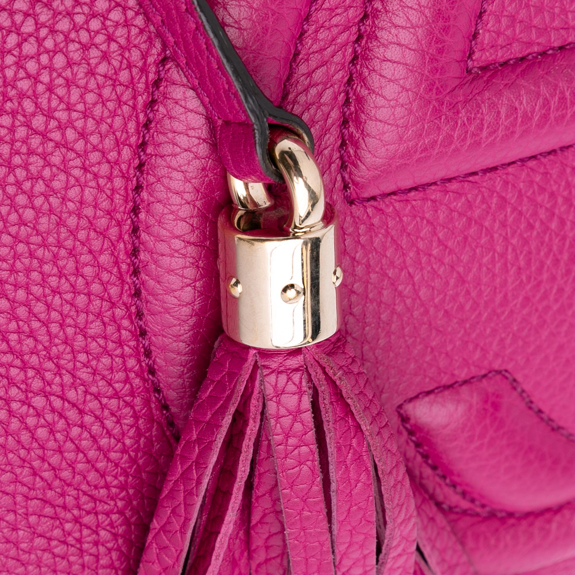 Gucci Medium Leather Soho Chain Tote
