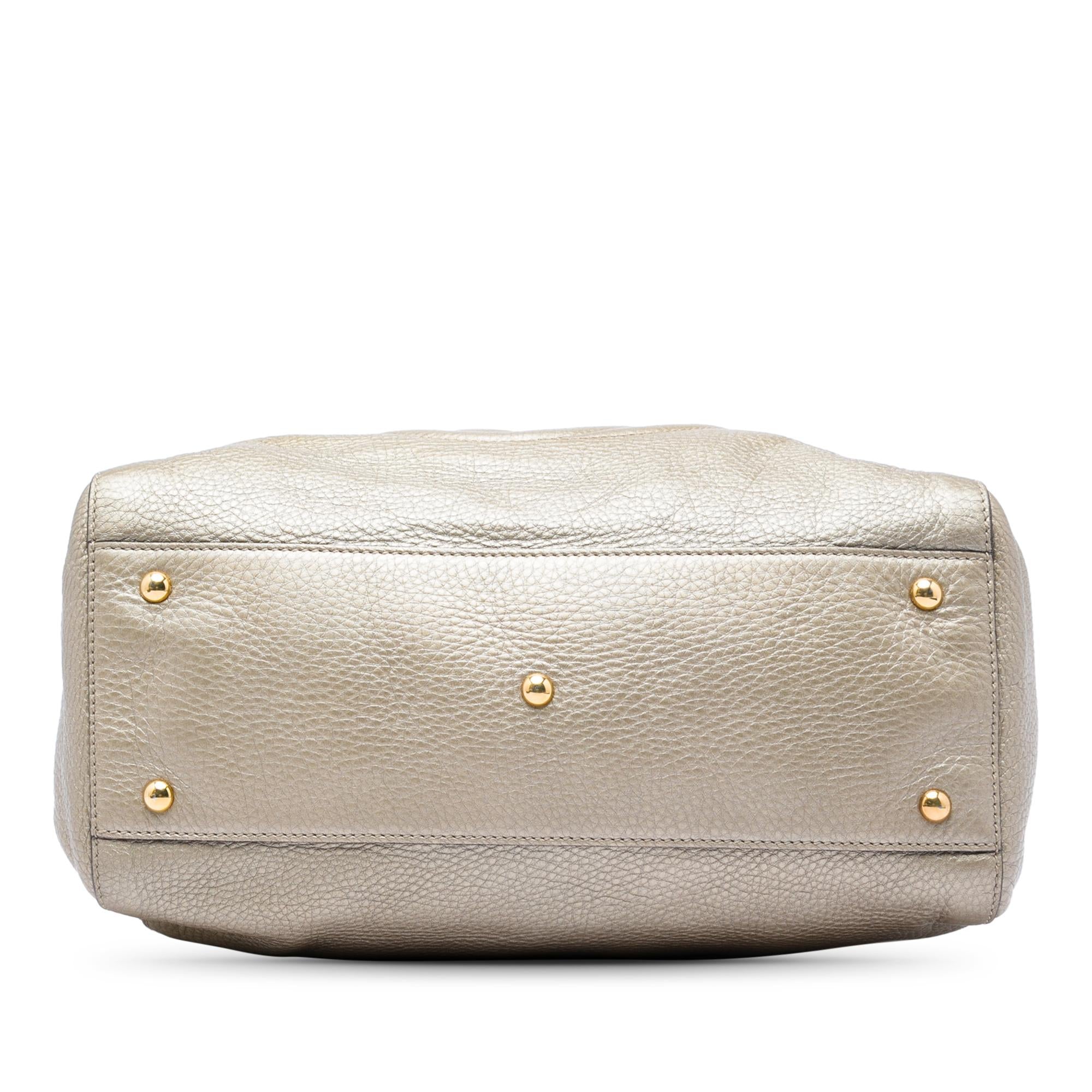 Gucci Medium Ombre Pebbled Calfskin Soho Cellarius Tote