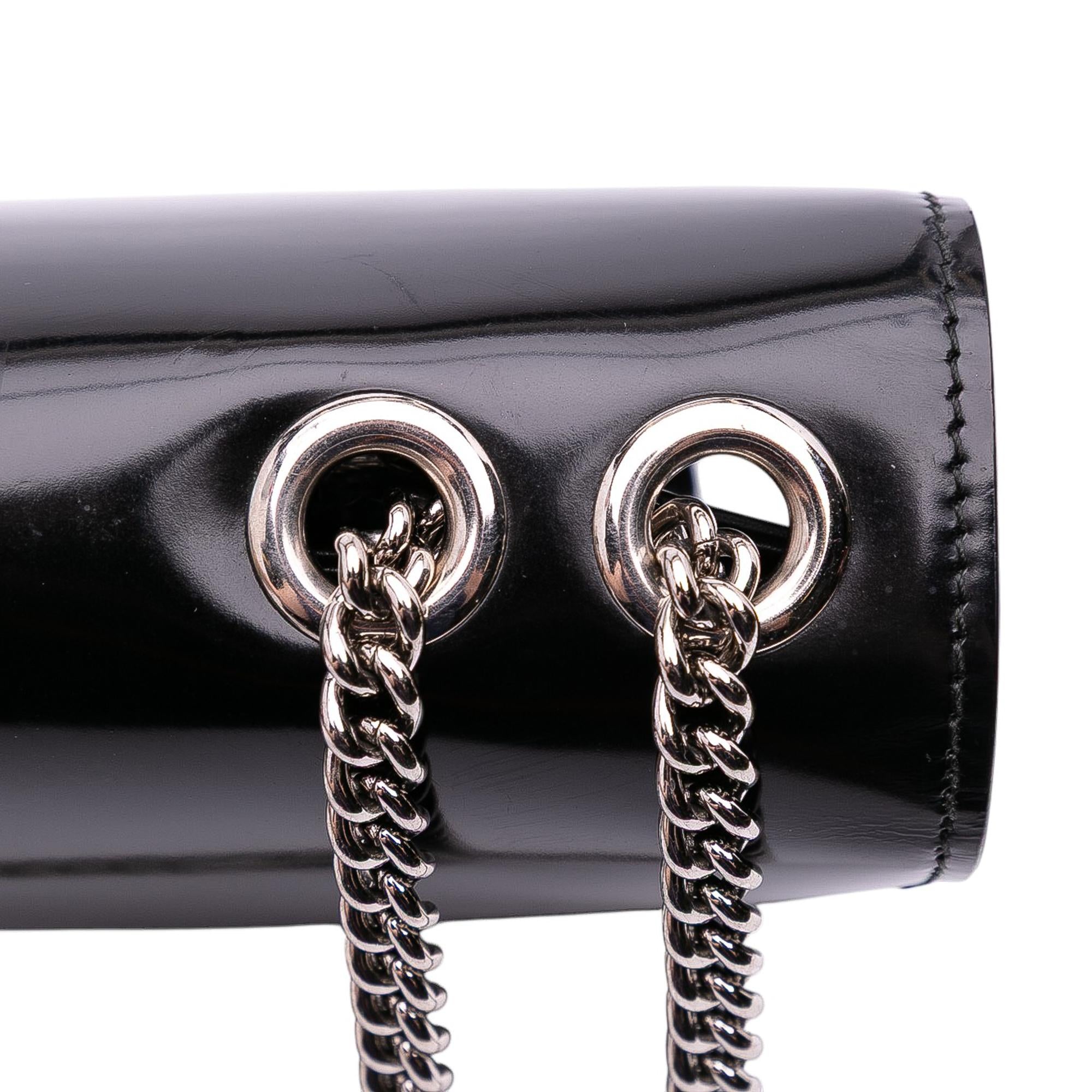 Gucci Medium Patent Dollar Interlocking G Crossbody