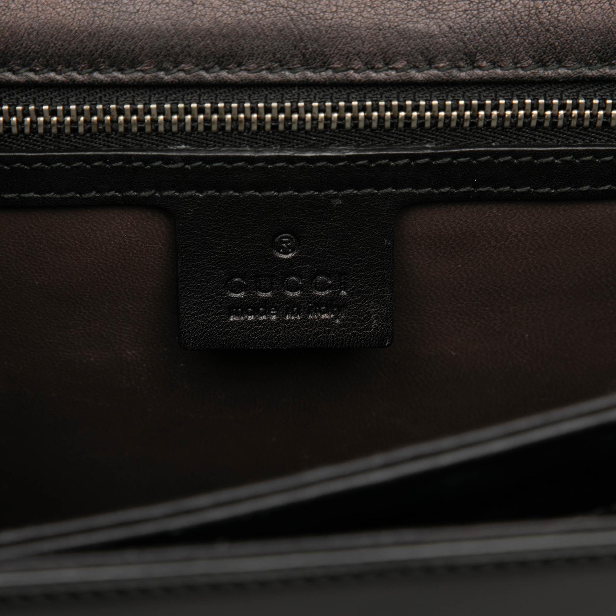 Gucci Medium Patent Dollar Interlocking G Crossbody