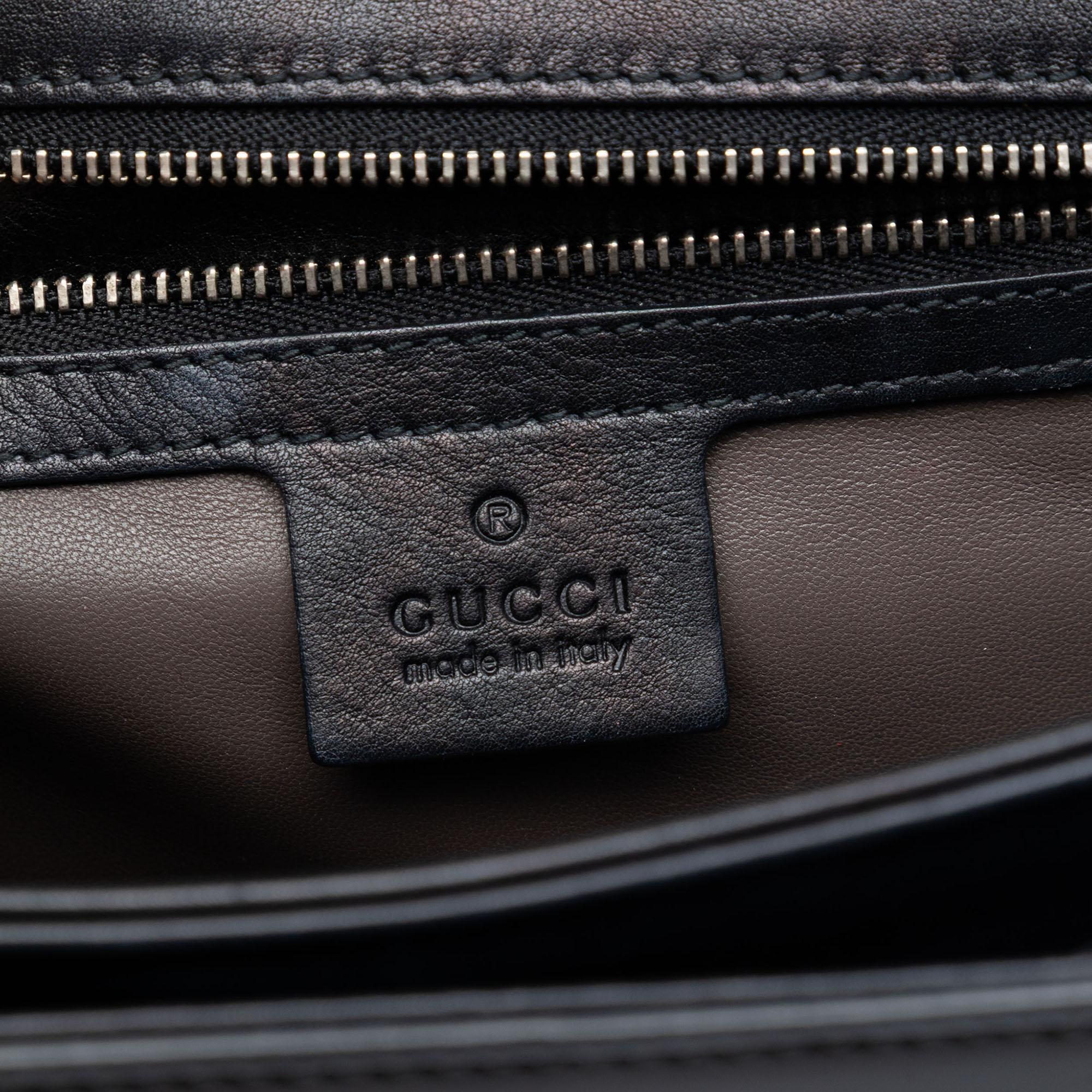 Gucci Medium Patent Interlocking G Crossbody