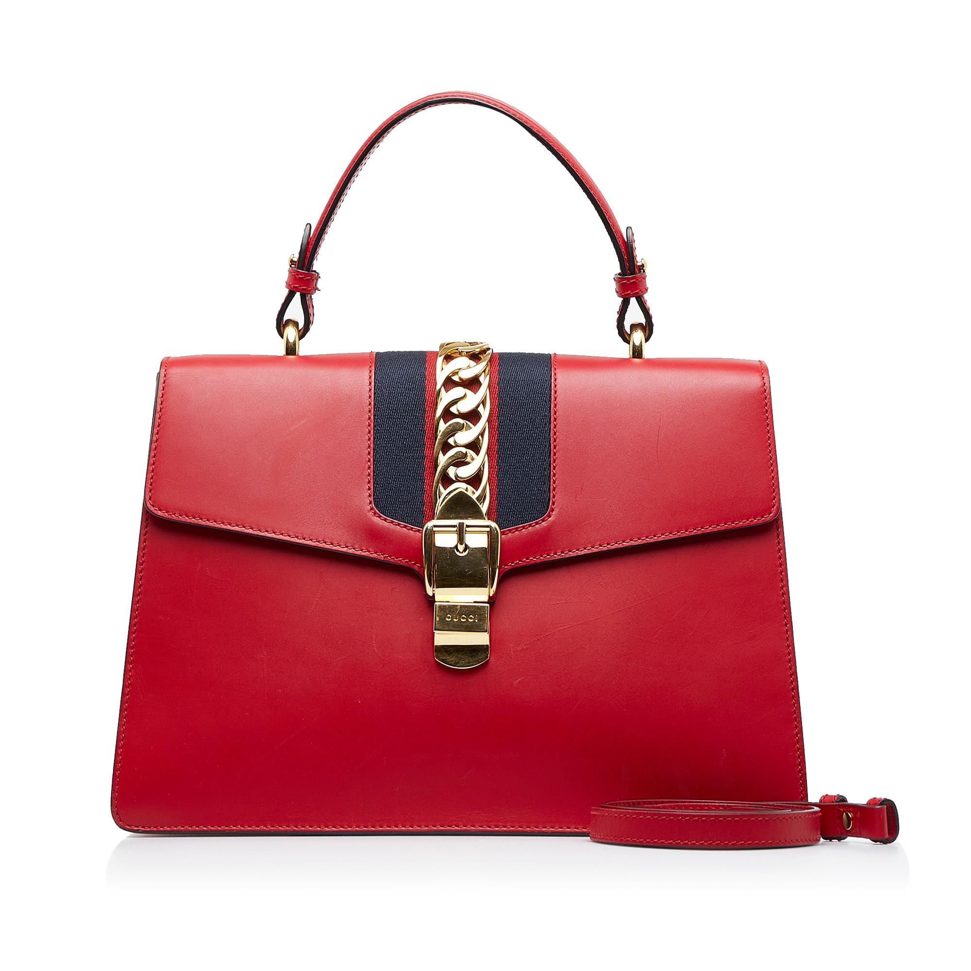 Gucci Medium Sylvie Satchel (SHG-9Fqcs4)