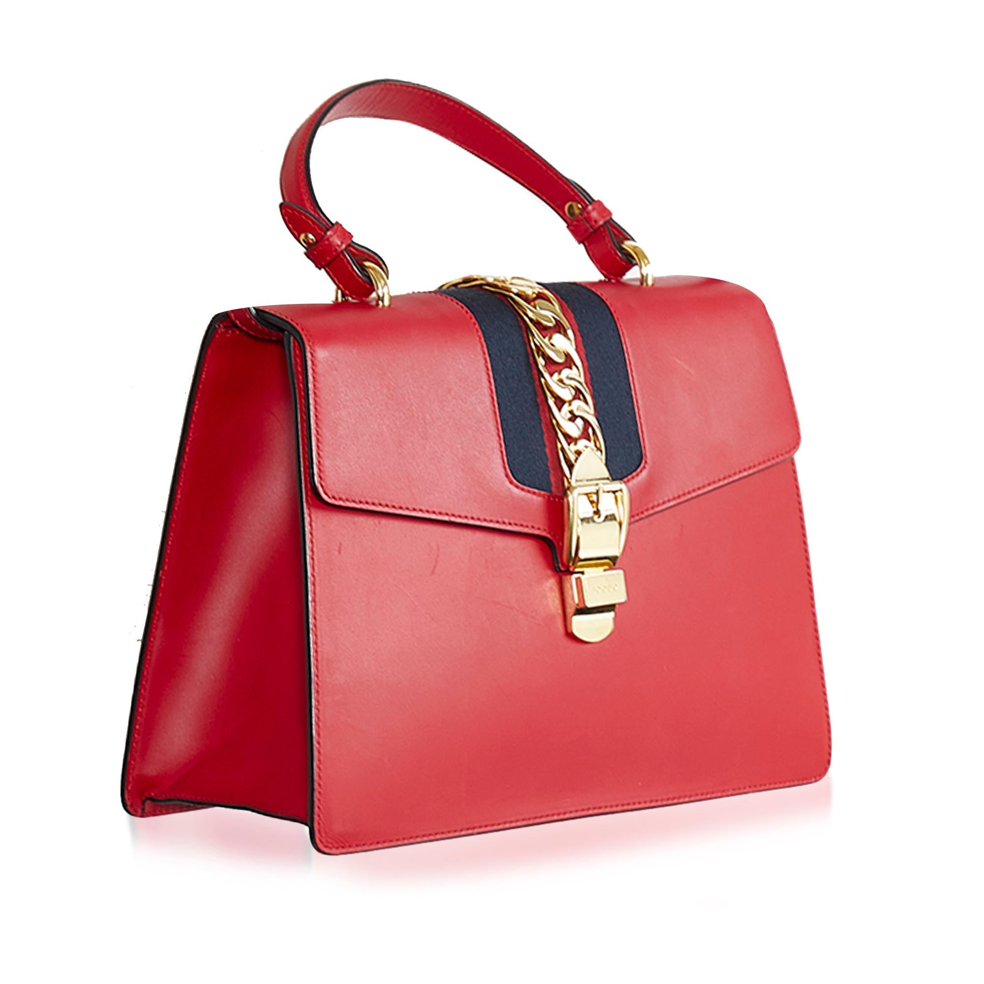 Gucci Medium Sylvie Satchel (SHG-9Fqcs4)