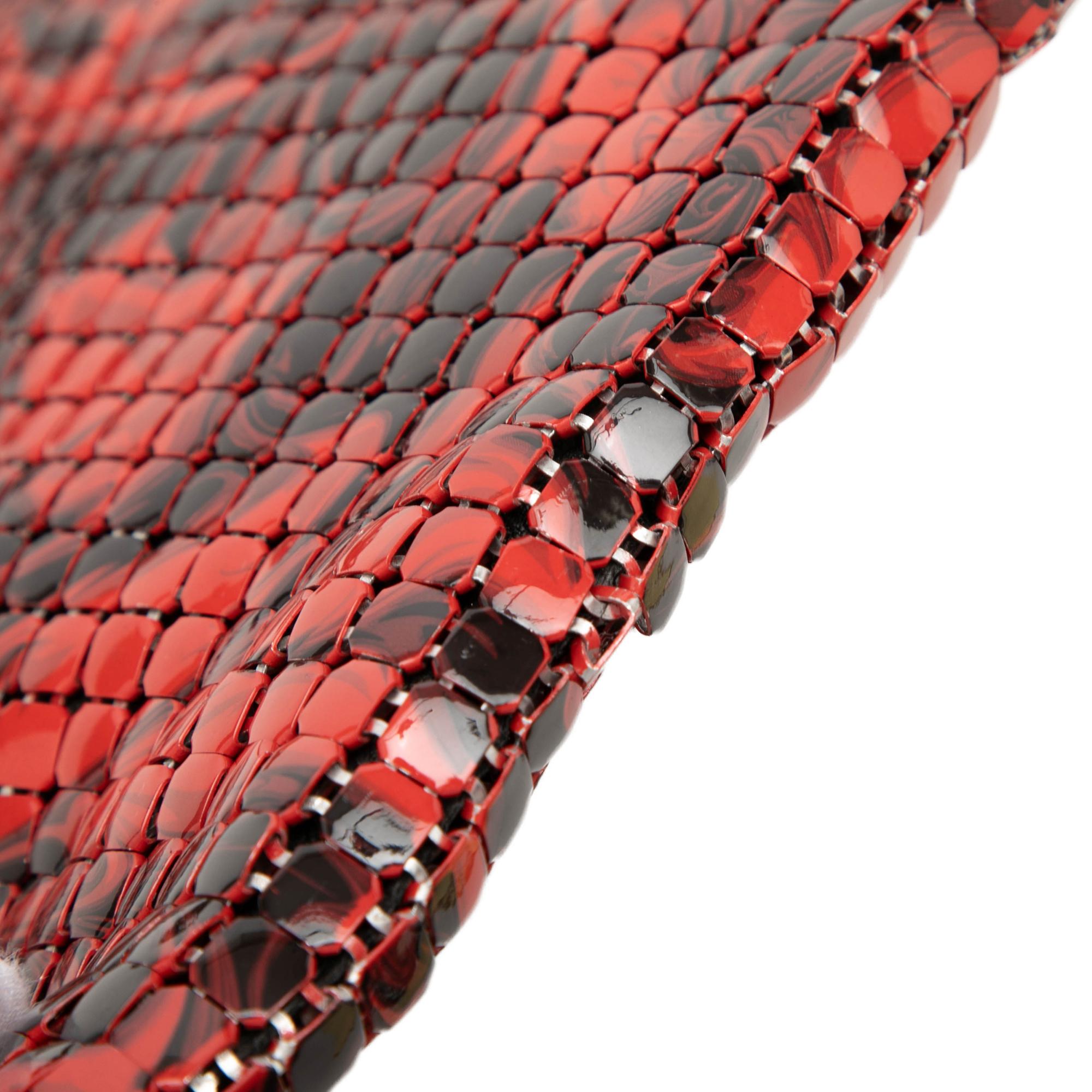 Gucci Metal Abstact Lava Chainmail Shoulder Bag