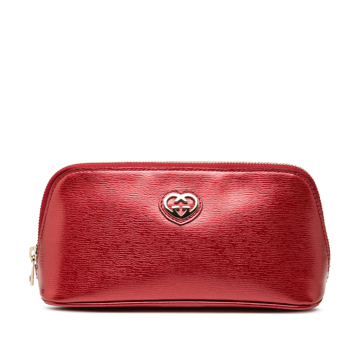 Gucci Metallic Calfskin Lovely Cosmetic Pouch