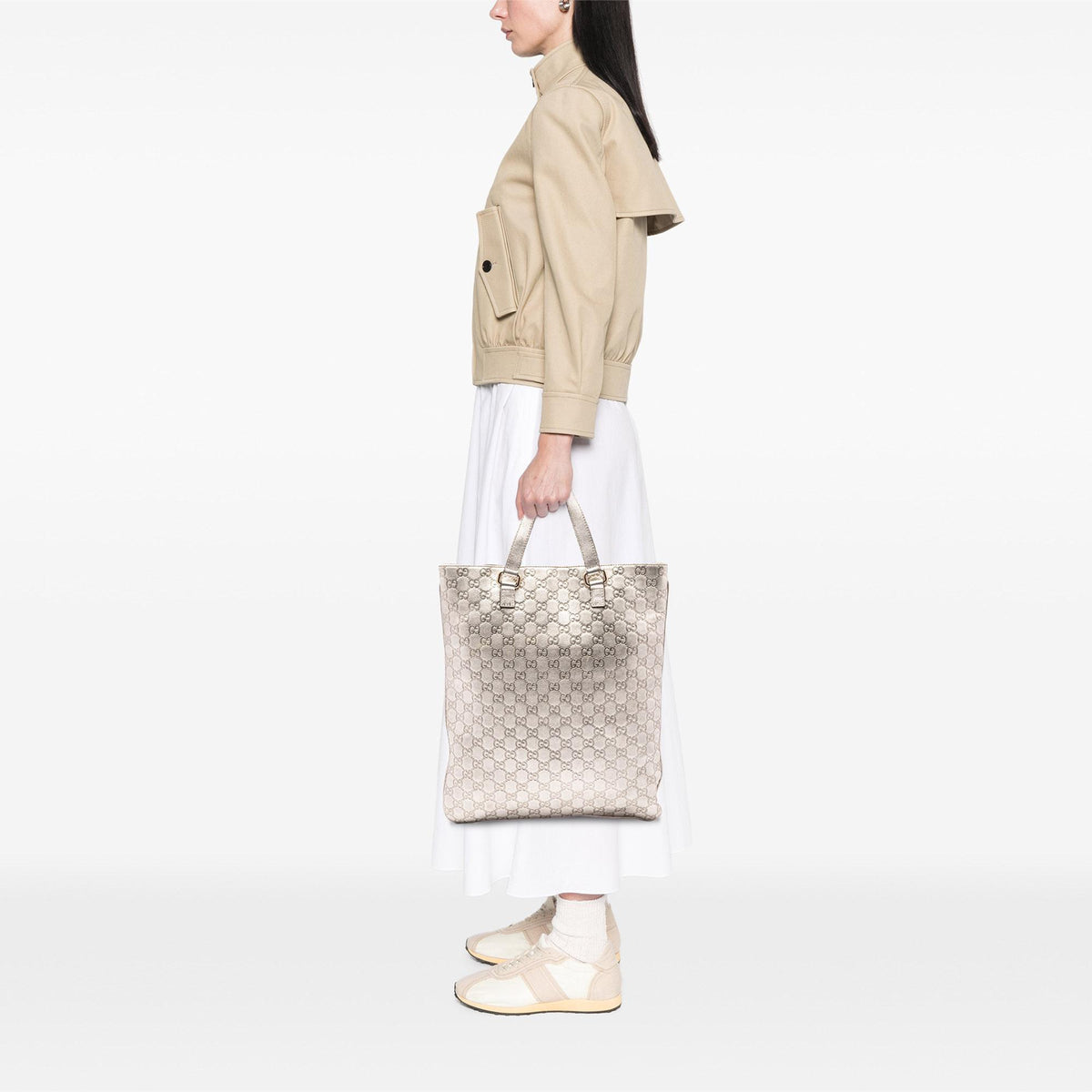 Gucci Metallic Guccissima Tote