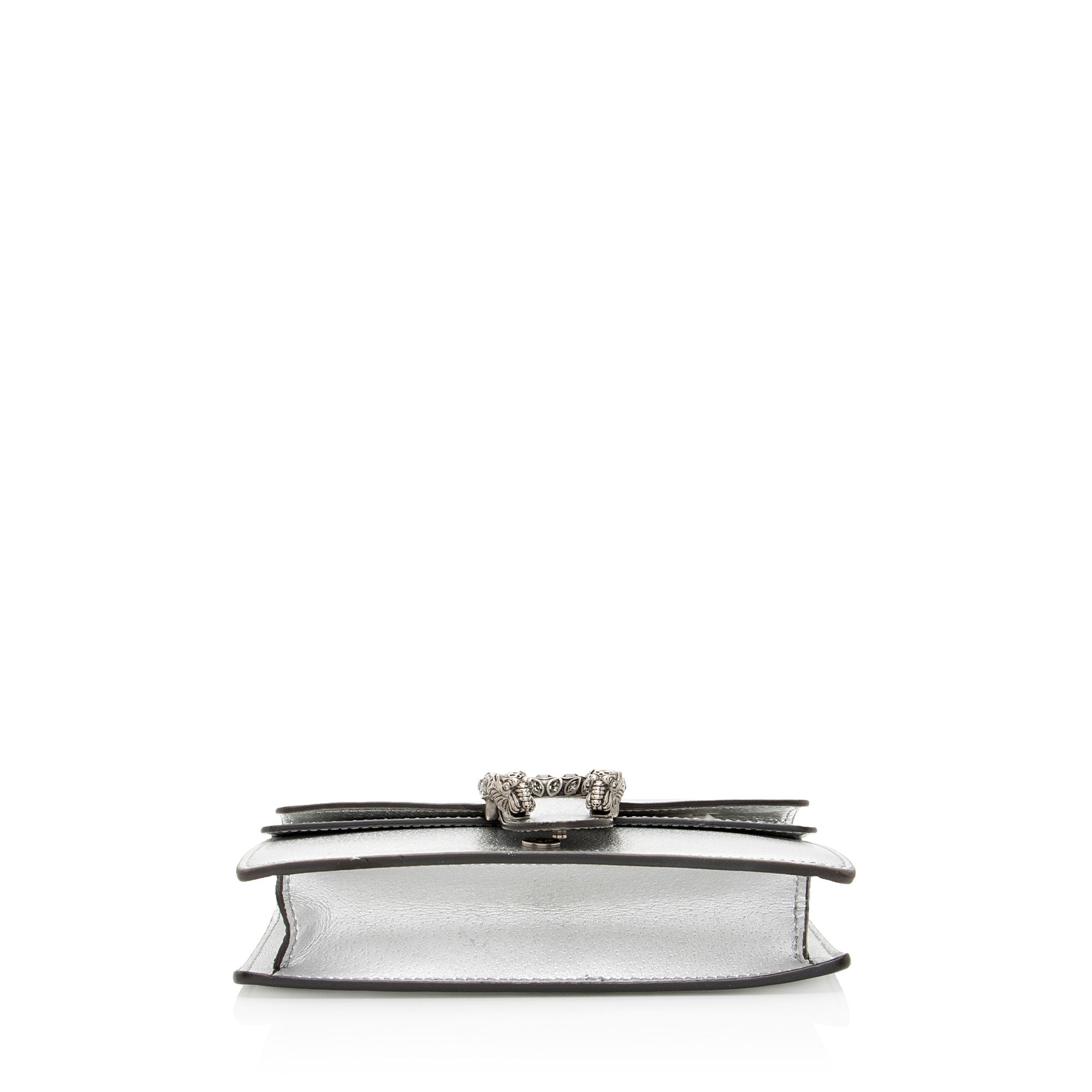 Gucci Metallic Leather Crystal Dionysus Mini Shoulder Bag