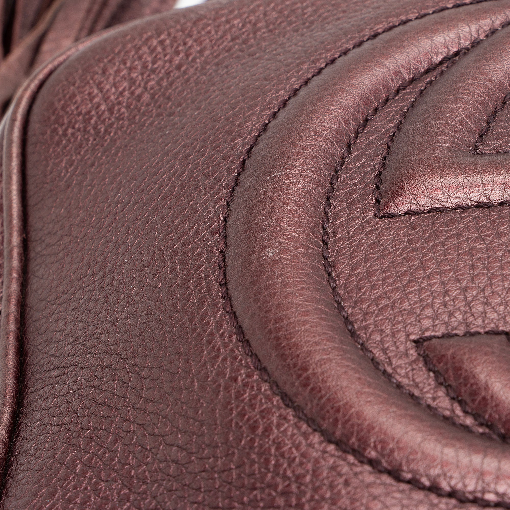 Gucci Metallic Leather Soho Disco Bag (SHF-ABYRP2)