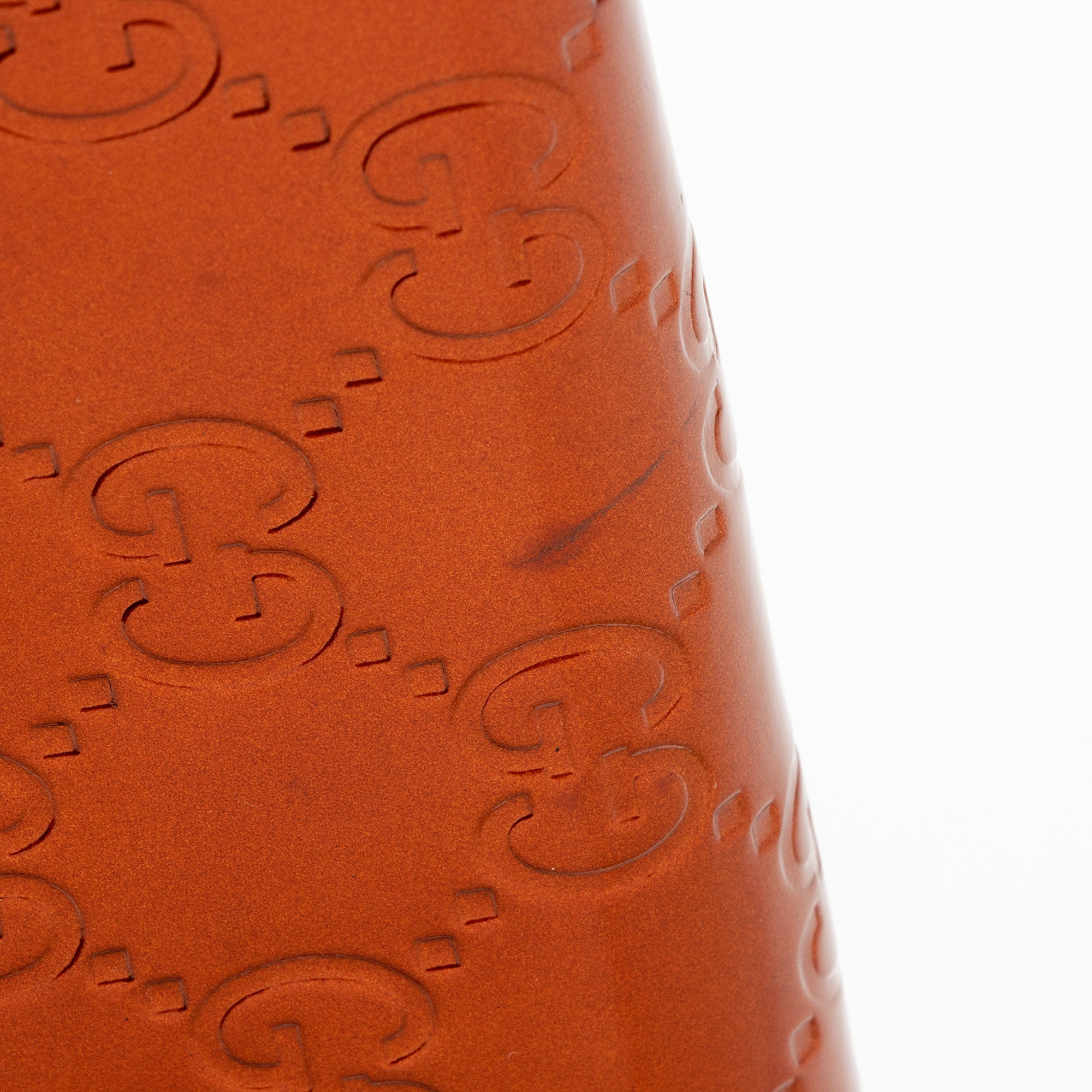 Gucci Metallic Patent Guccissima Leather Heart Logo Wallet (SHF-jwQhWg)