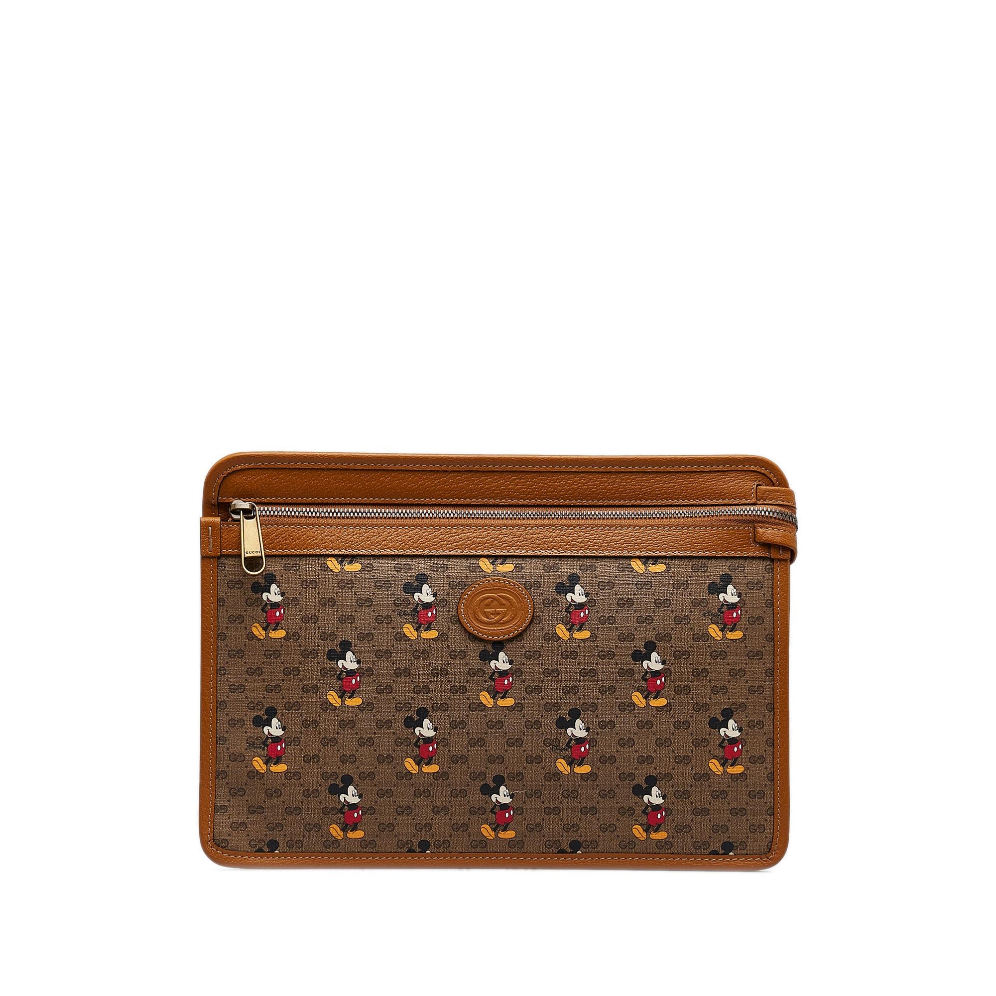 Gucci Micro GG Mickey Mouse Pouch (SHG-Ko1f35)