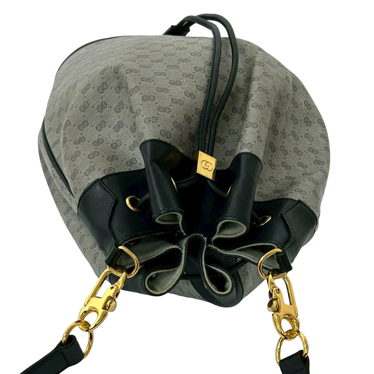 Gucci Micro GG Supreme Drawstring Bucket Bag