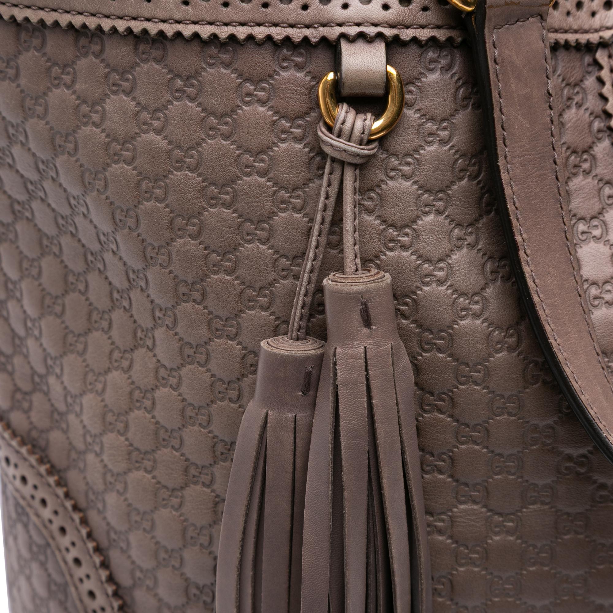 Gucci Microguccissima Brogue Duilio Tote