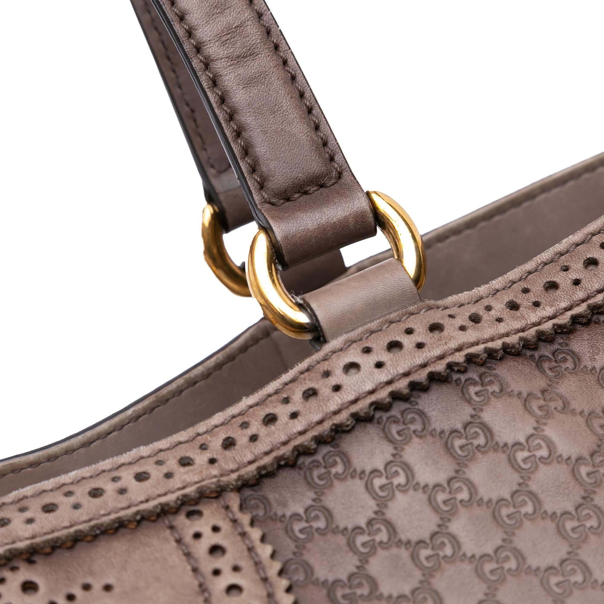Gucci Microguccissima Brogue Duilio Tote