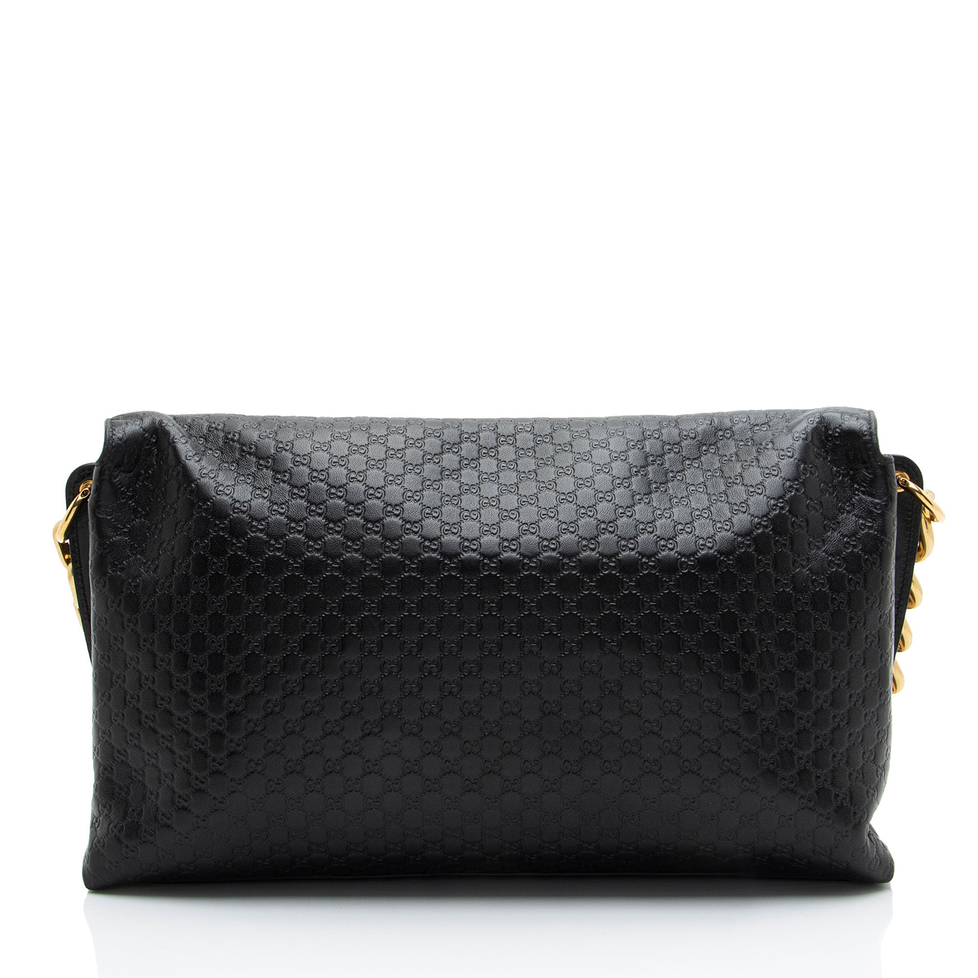 Gucci Microguccissima Leather Chain Large Shoulder Bag
