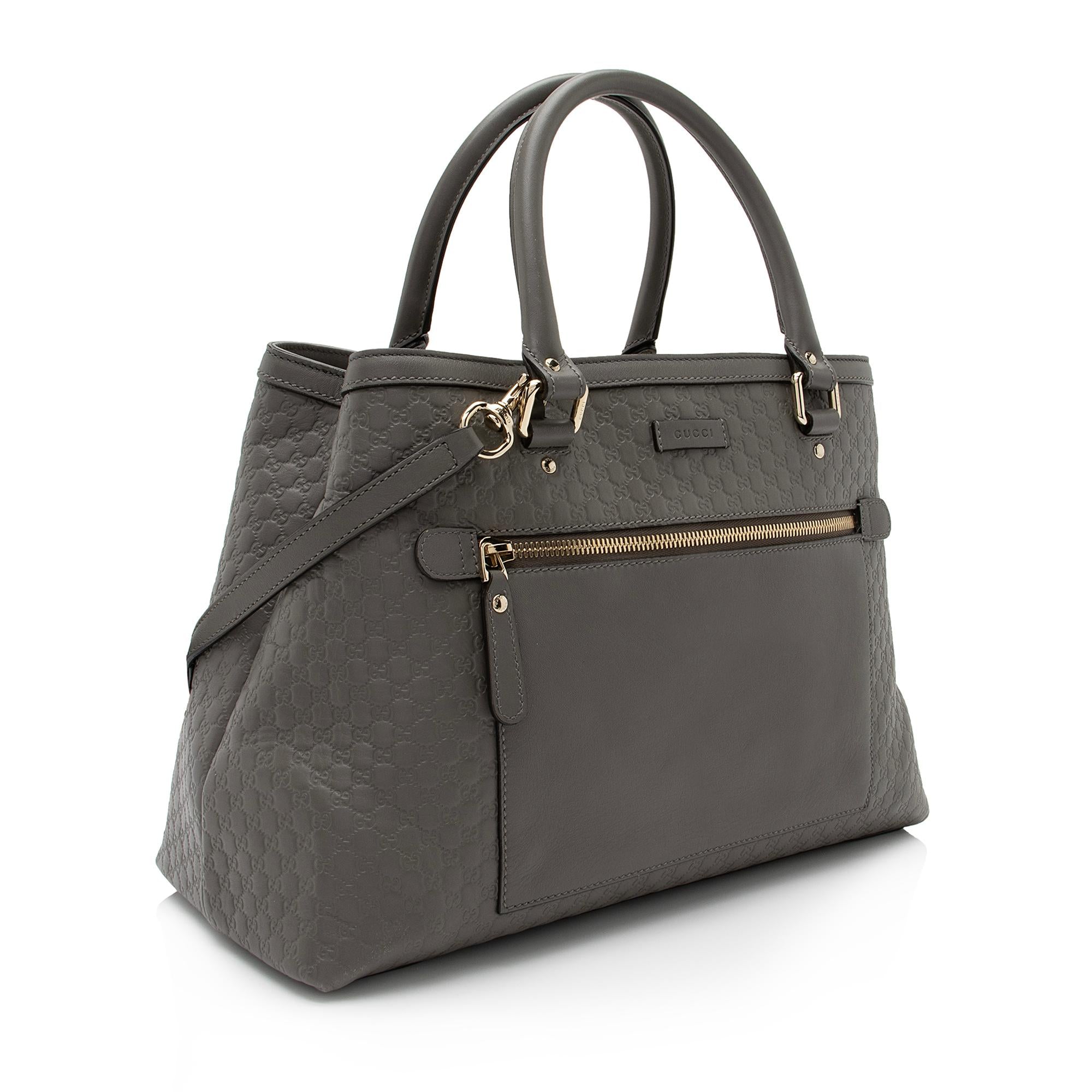 Gucci Microguccissima Leather Soft Medium Tote (SHF-23258)