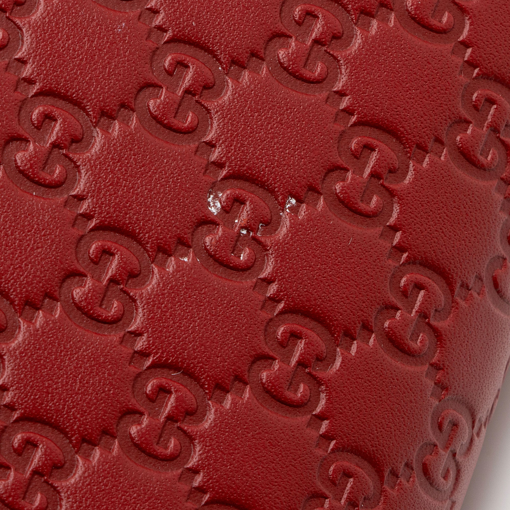 Gucci Microguccissima Leather Zip Around Compact Wallet