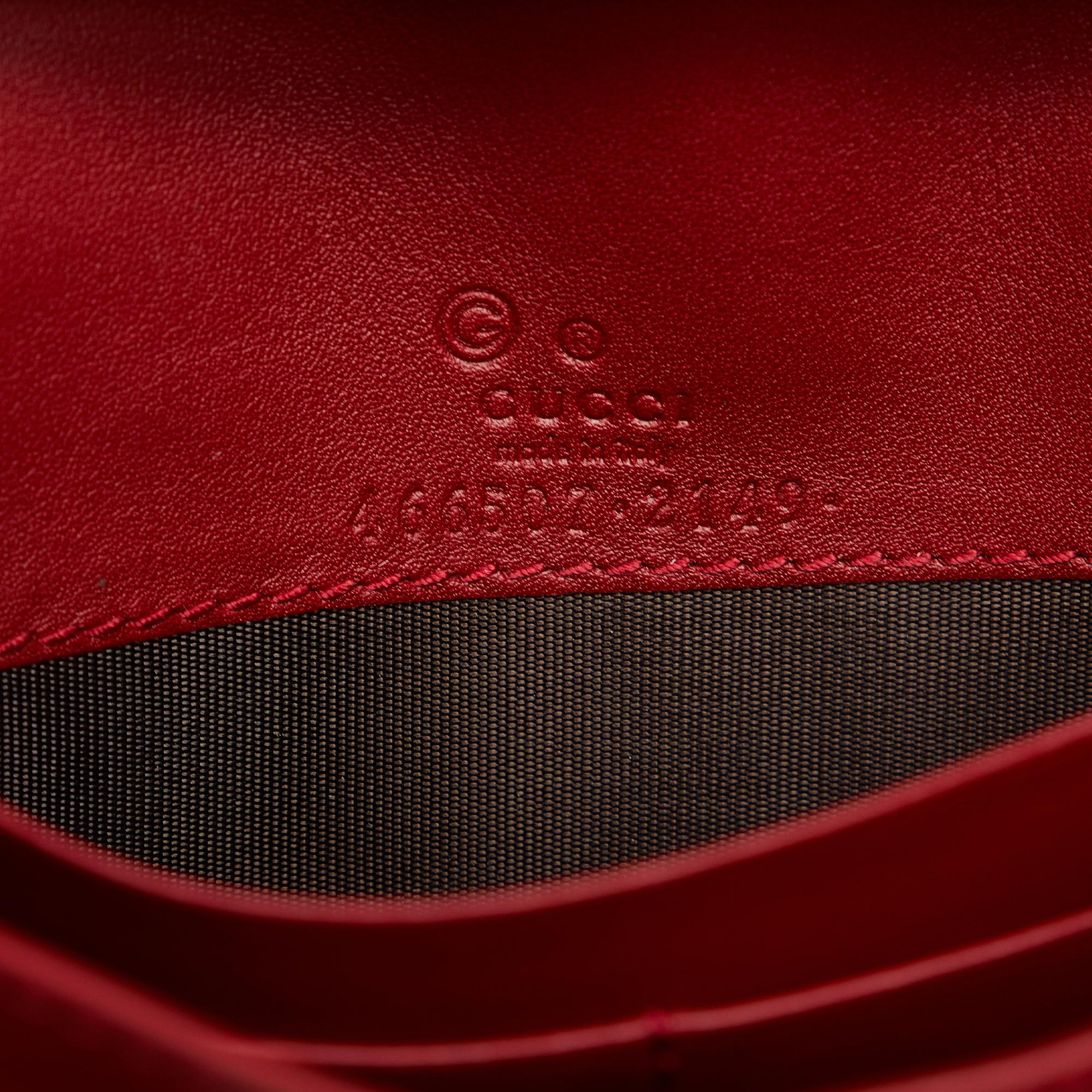 Gucci Microguccissima Long Wallet on Strap (SHG-z0yBHj)