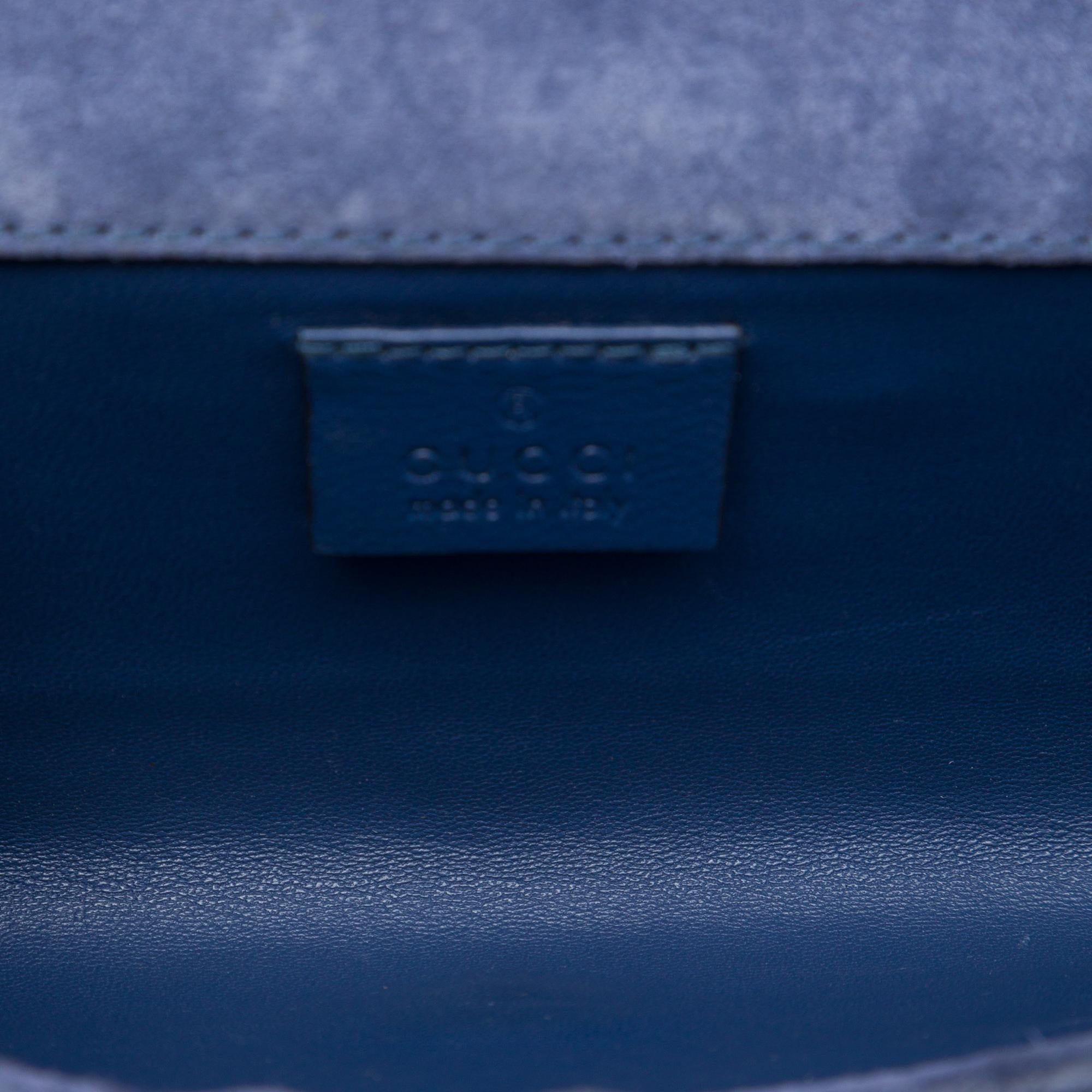 Gucci Microguccissima Patent Broadway Clutch