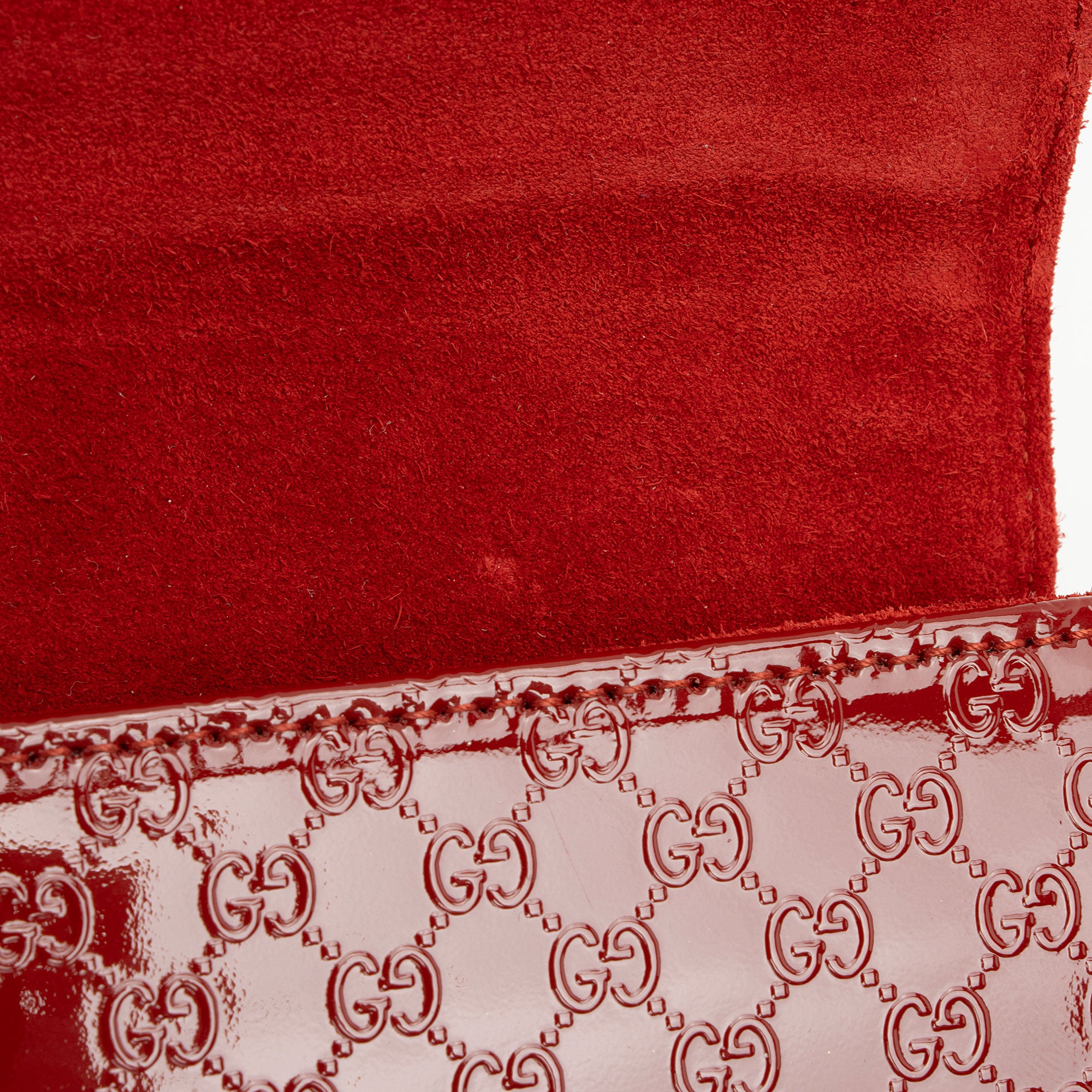 Gucci Microguccissima Patent Leather Broadway Clutch (SHF-VpKZuA)