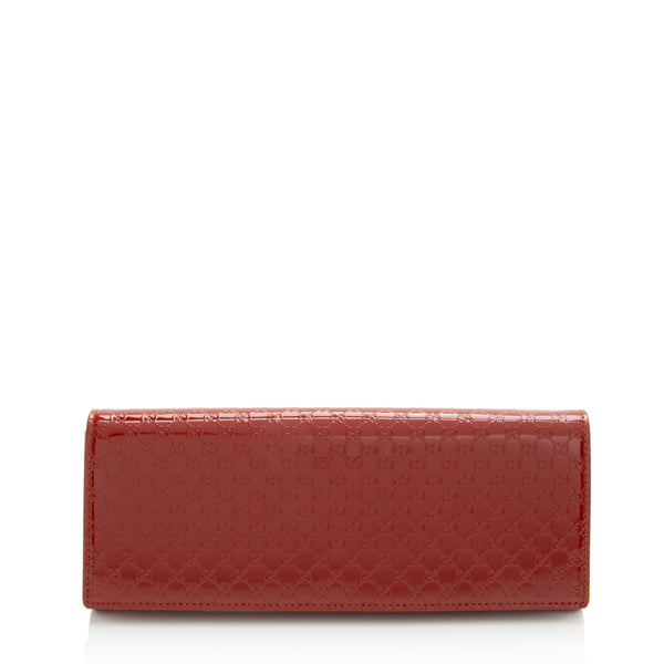 Gucci Microguccissima Patent Leather Broadway Clutch (SHF-VpKZuA)