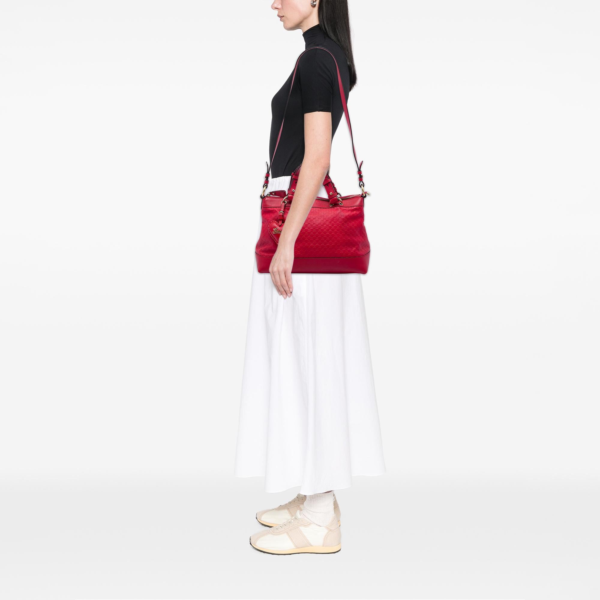 Gucci Microguccissima Valentine Satchel