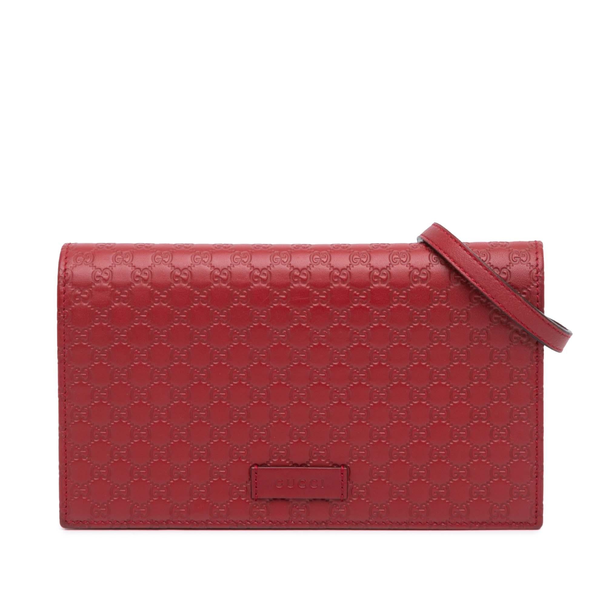 Gucci Microguccissima Wallet on Strap