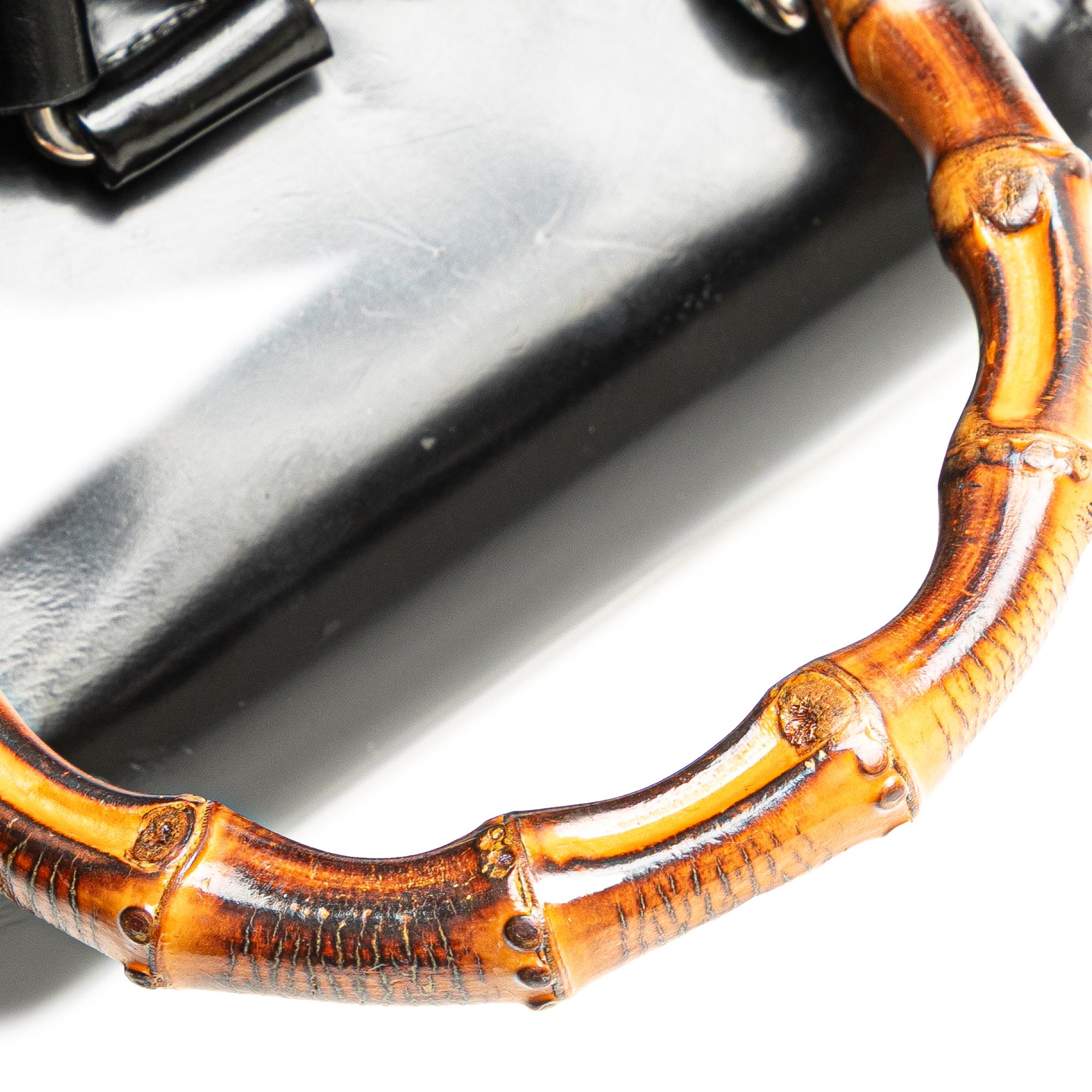 Gucci Mini Bamboo Nylon Backpack