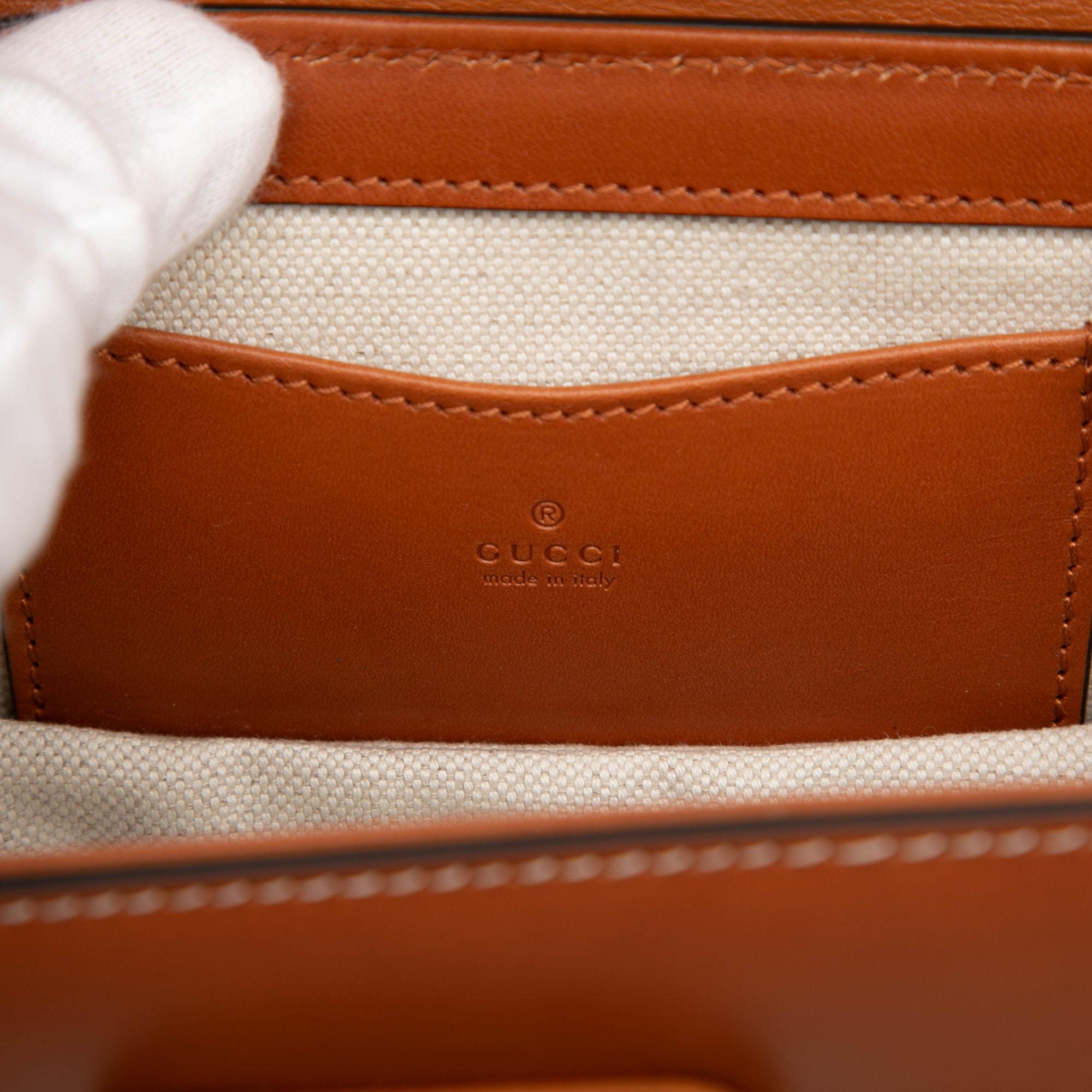 Gucci Mini Calfskin Bamboo 1947 Belt Bag