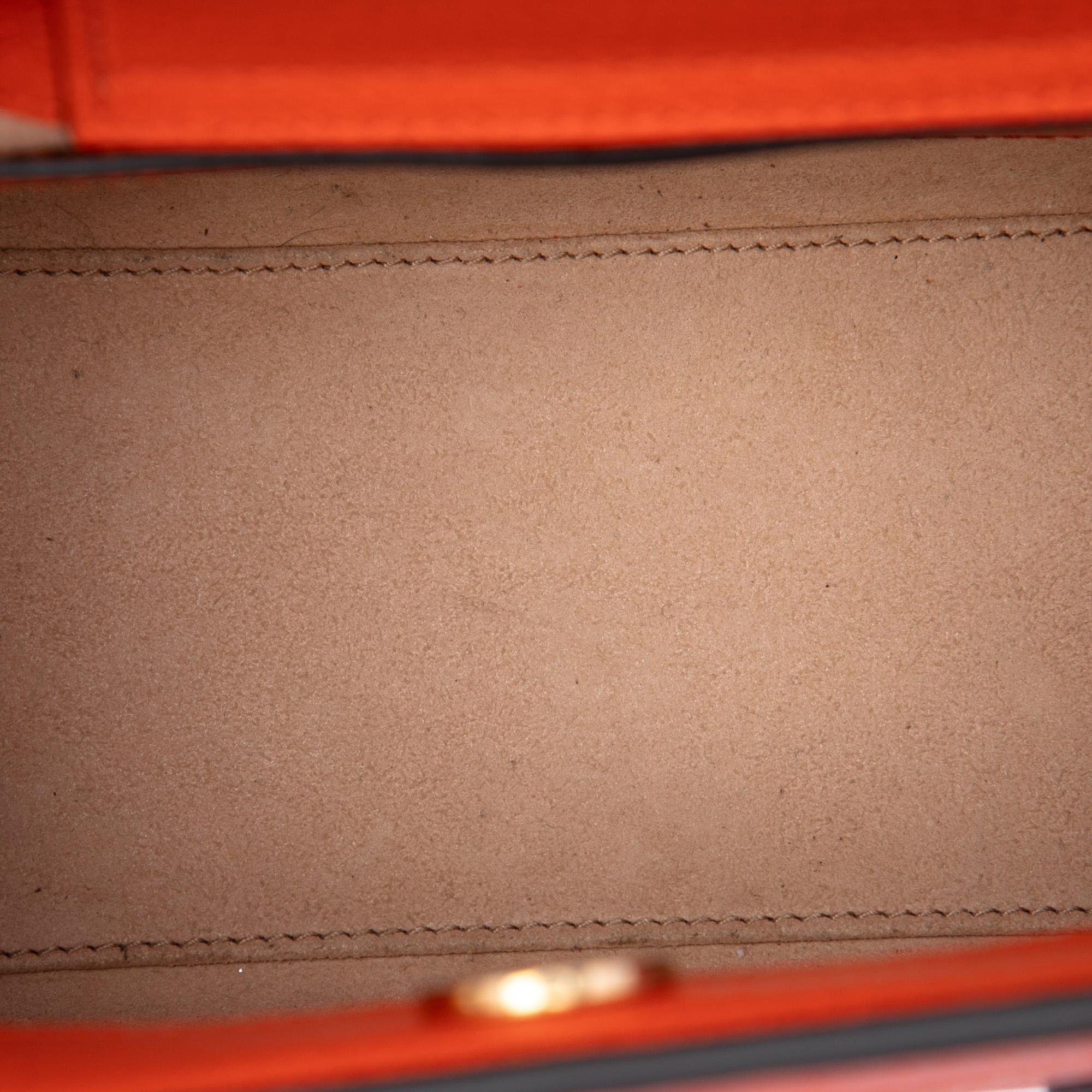 Gucci Mini Calfskin Bamboo Diana Satchel