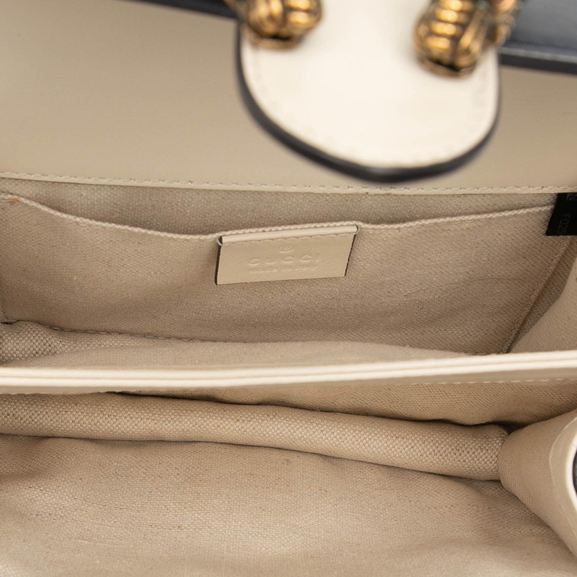 Gucci Mini Calfskin Bamboo Dionysus Web Satchel