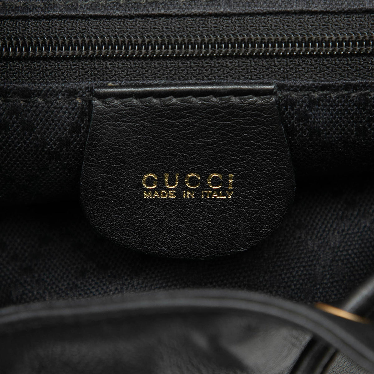 Gucci Mini Calfskin Bamboo Drawstring Backpack
