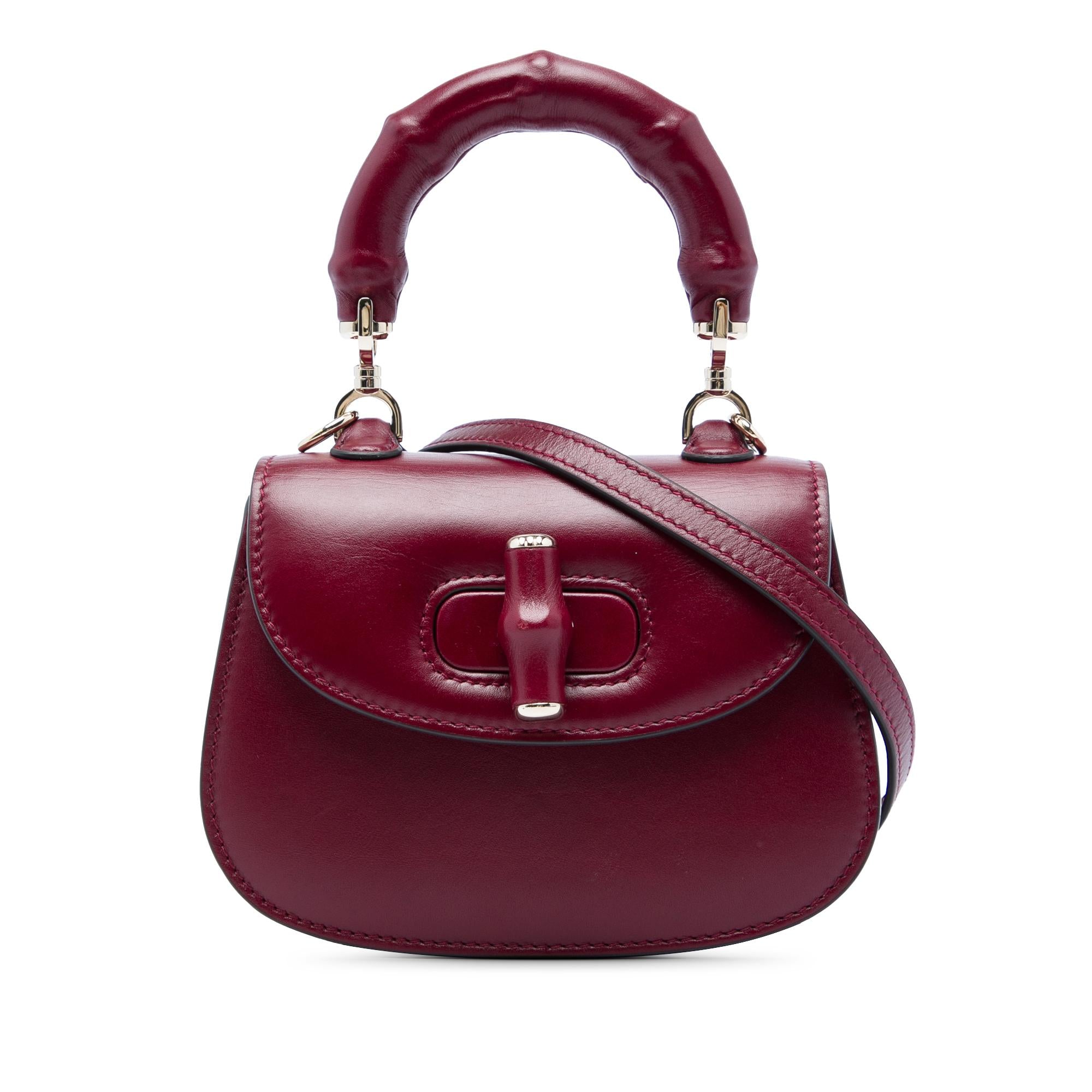 Gucci Mini Calfskin Bamboo Night