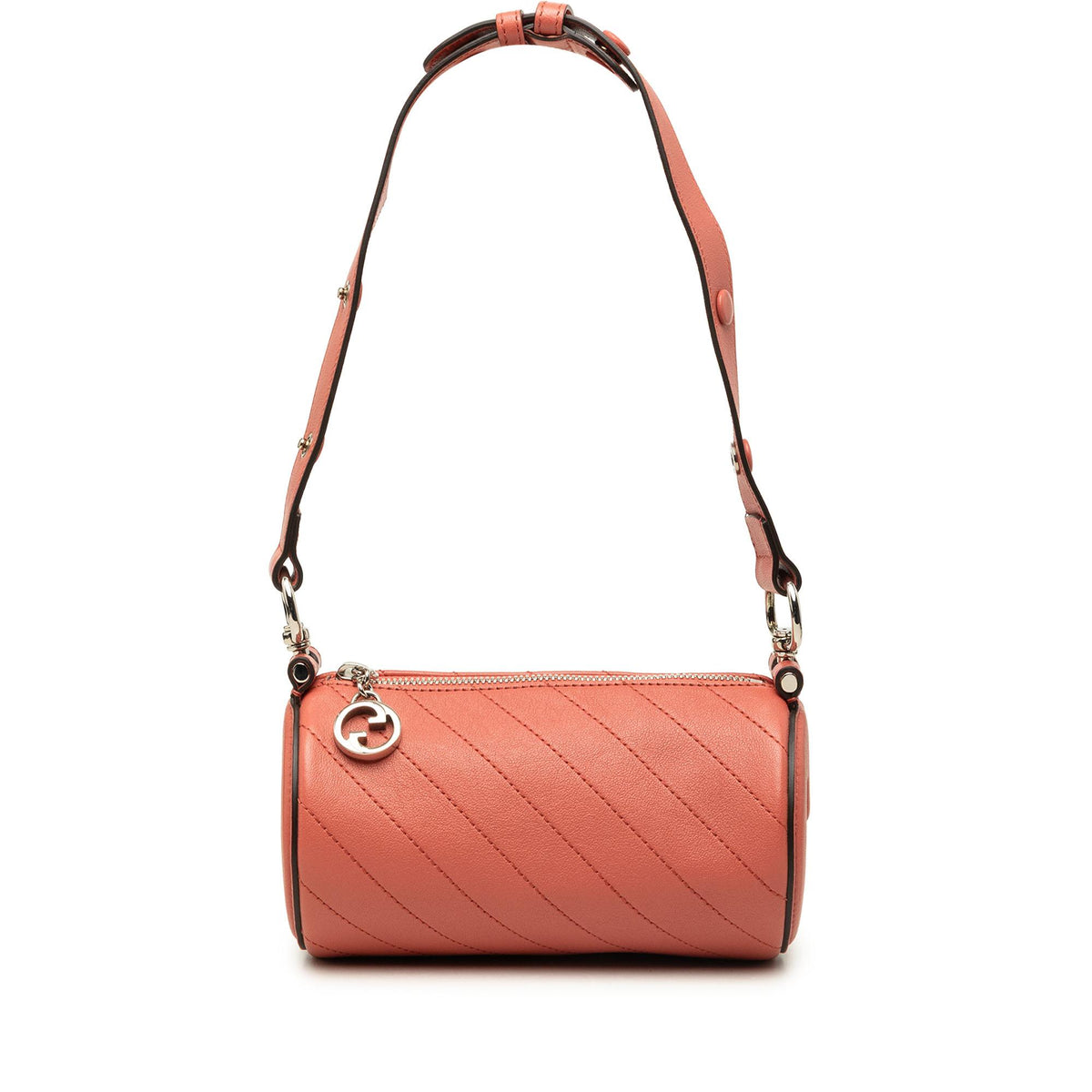 Gucci Mini Calfskin Blondie Barrel Shoulder Bag