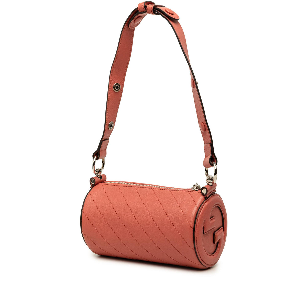 Gucci Mini Calfskin Blondie Barrel Shoulder Bag