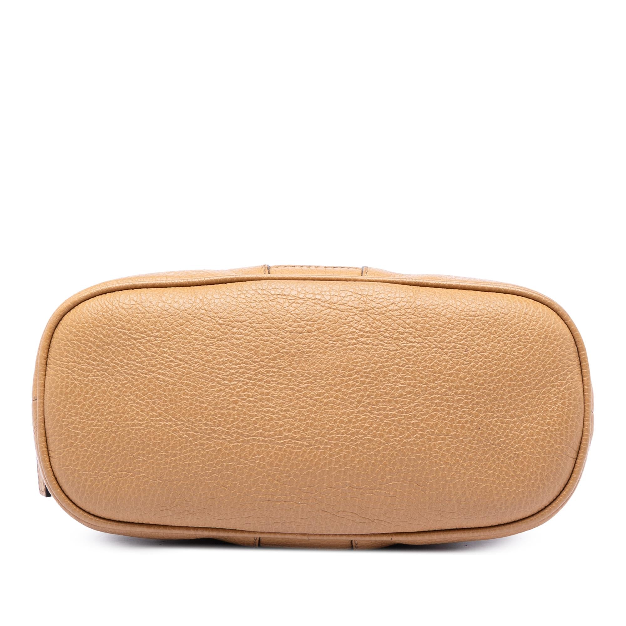 Gucci Mini Calfskin Web Dome Satchel