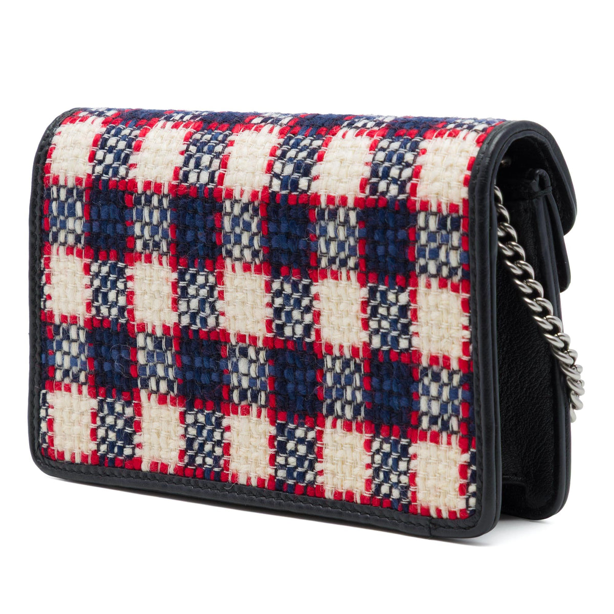 Gucci Mini Checkered Tweed Dionysus Crossbody