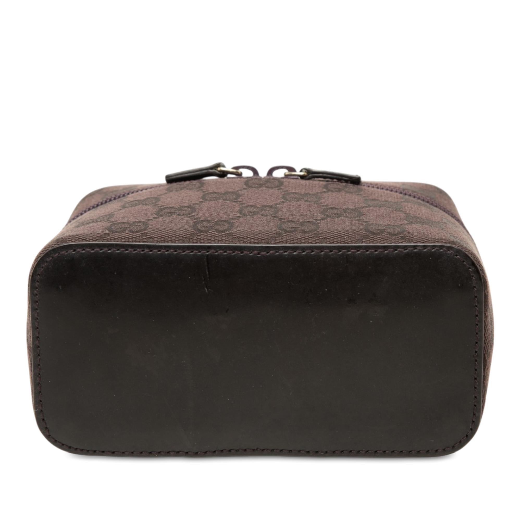 Gucci Mini GG Canvas Vanity Bag