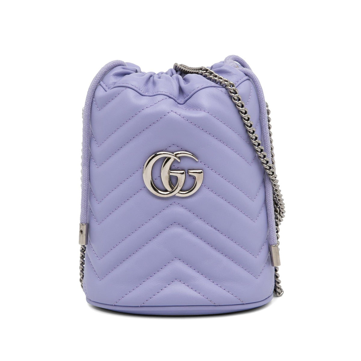 Gucci Mini GG Marmont Matelasse Bucket Bag (SHG-cgNll5) display picture 2