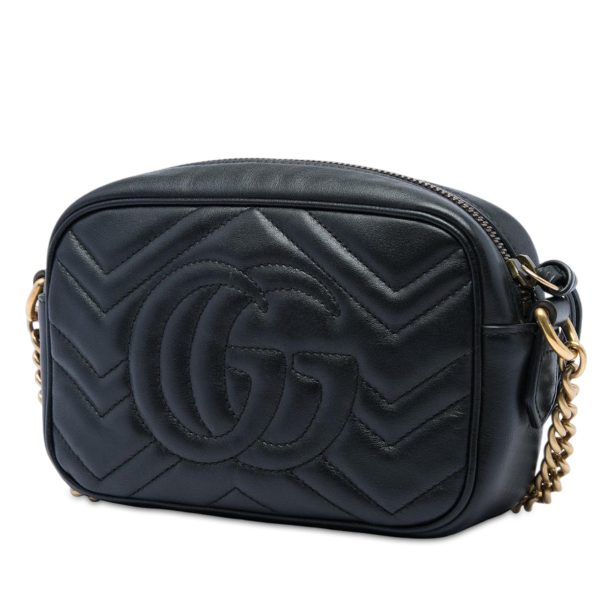 Gucci Mini GG Marmont Matelasse Calfskin Crossbody