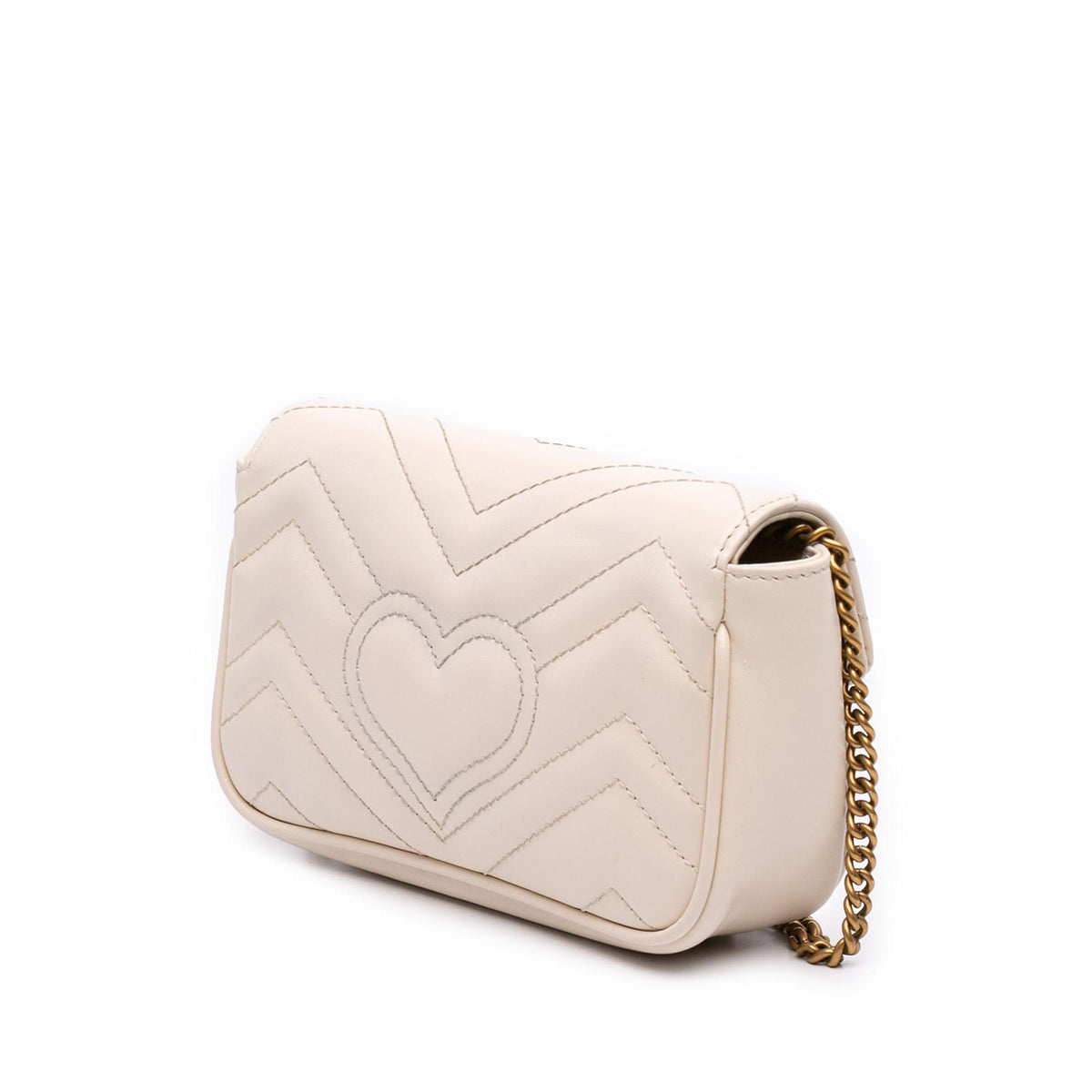 Gucci Mini GG Marmont Matelasse Calfskin Flap Crossbody