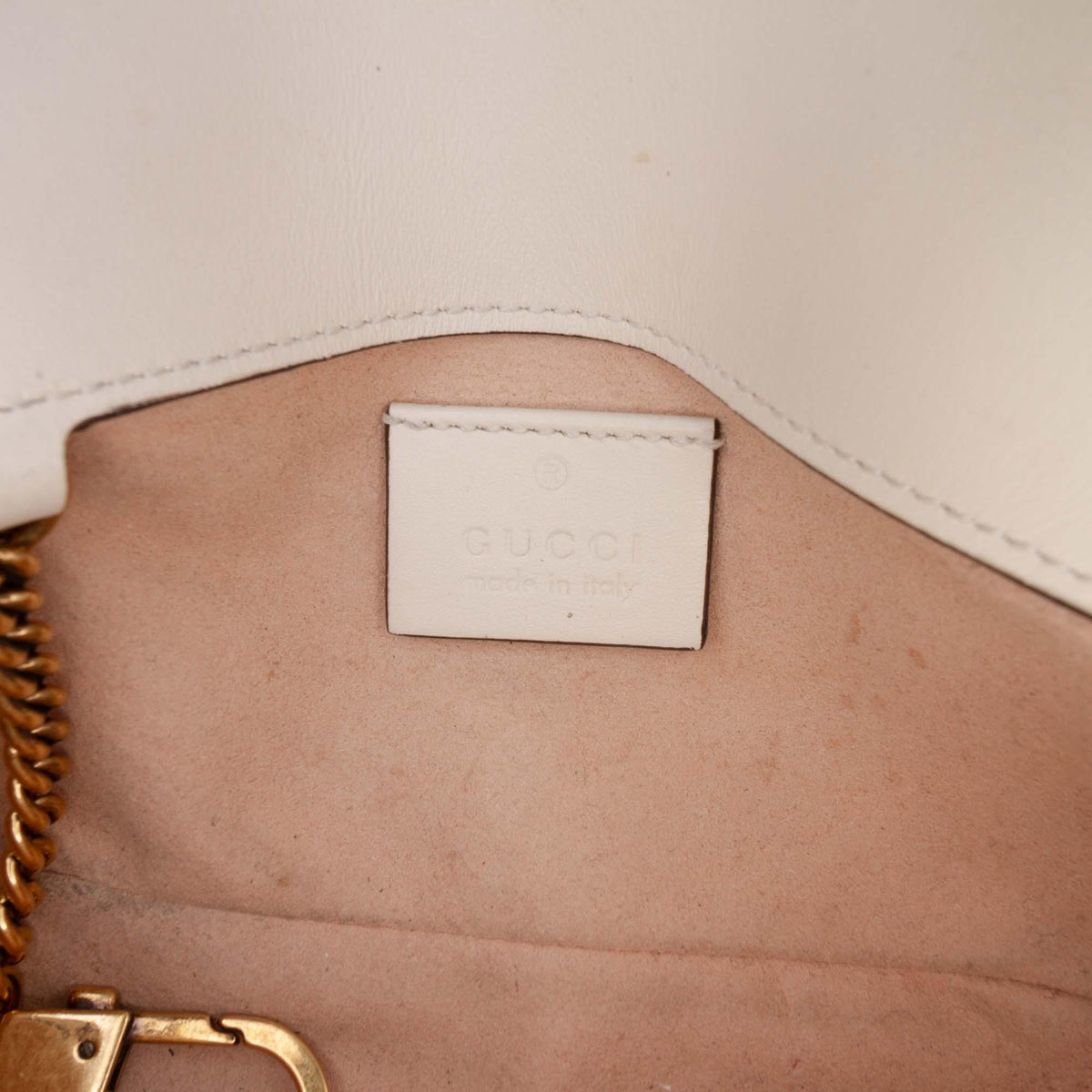 Gucci Mini GG Marmont Matelasse Calfskin Flap Crossbody